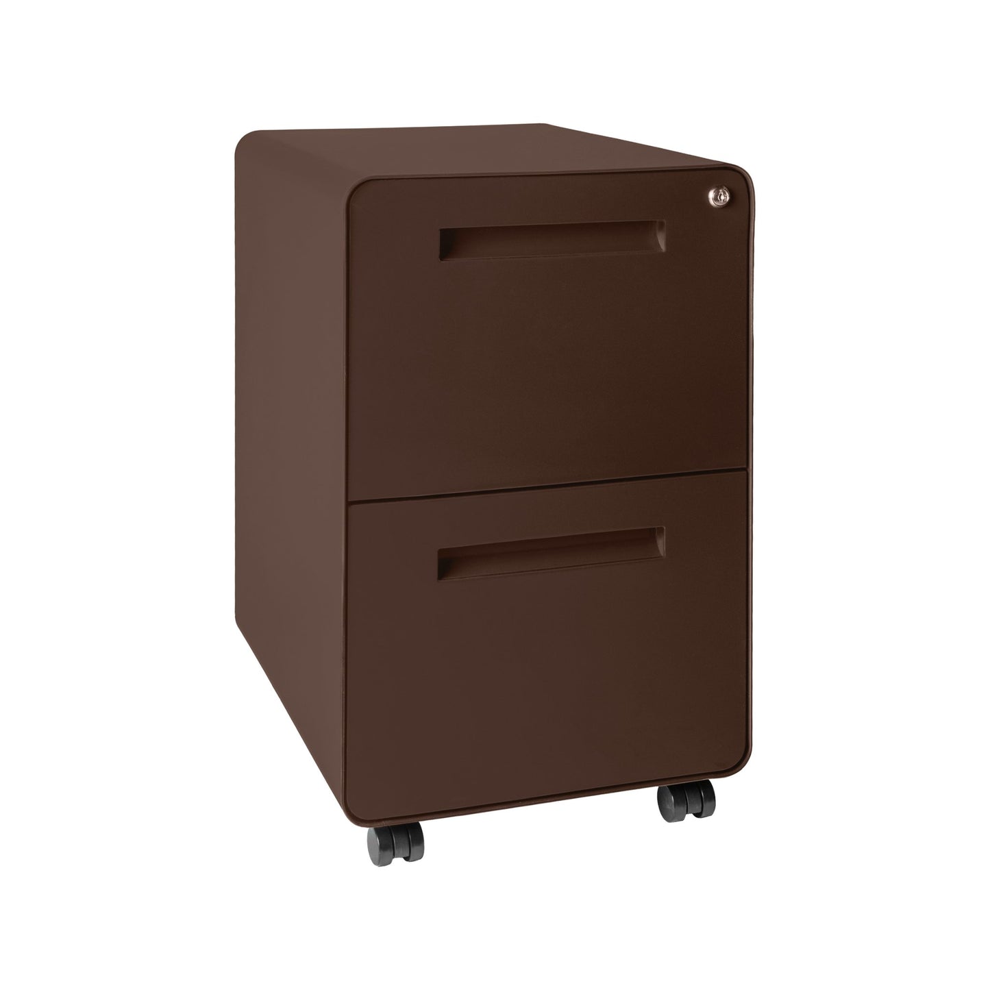 Stockpile Curve 2-Drawer File Cabinet (Dark Brown)