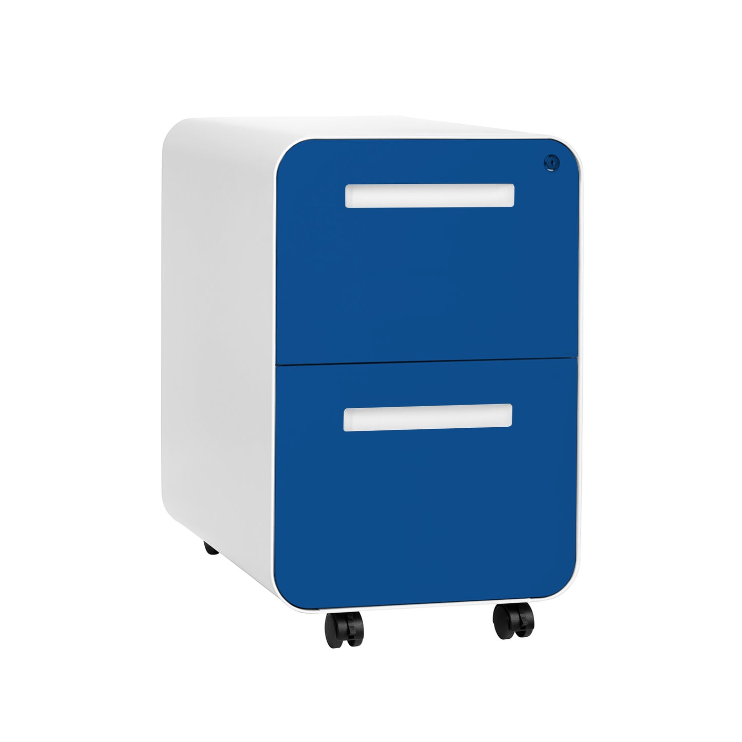 Stockpile Curve 2-Drawer File Cabinet (Blue Face)
