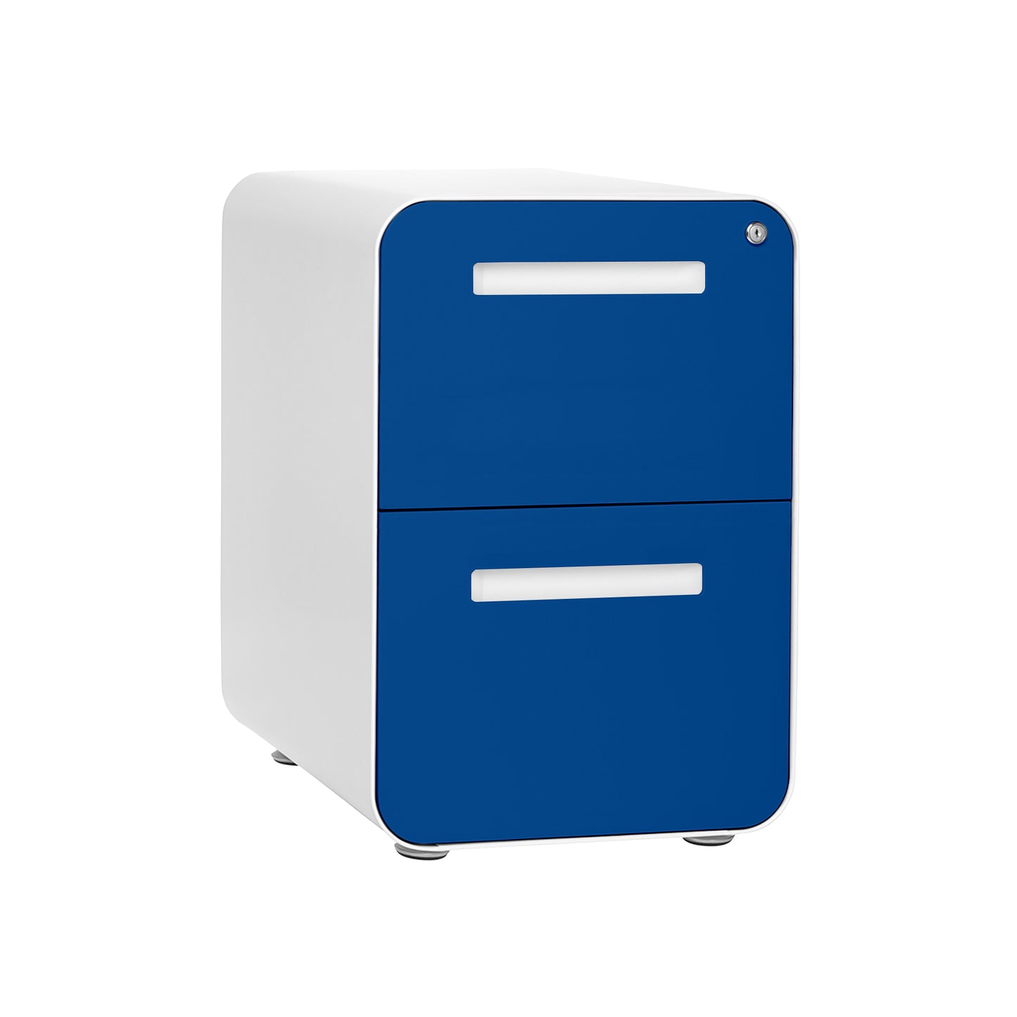 Stockpile Curve 2-Drawer File Cabinet (Blue Face)