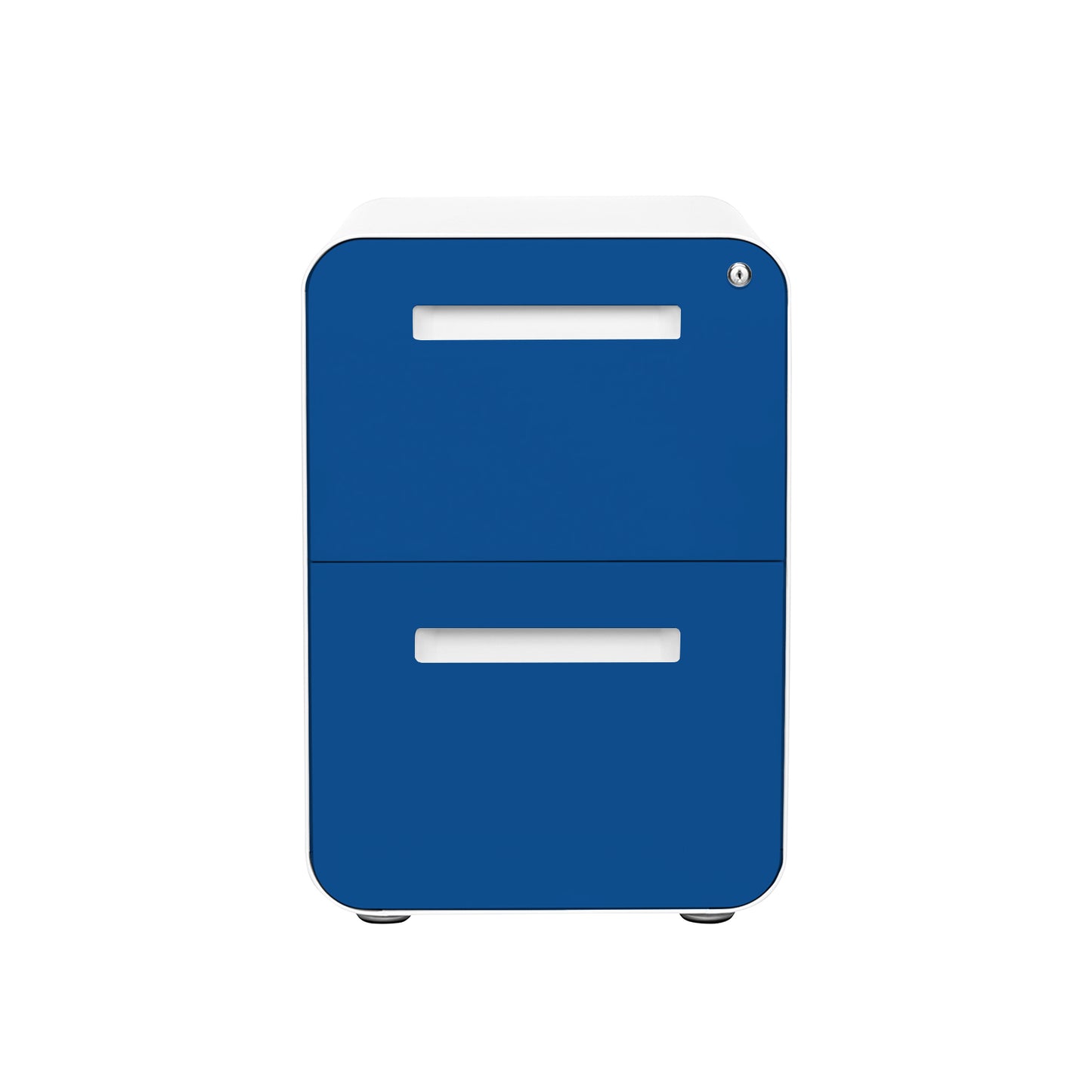 Stockpile Curve 2-Drawer File Cabinet (Blue Face)
