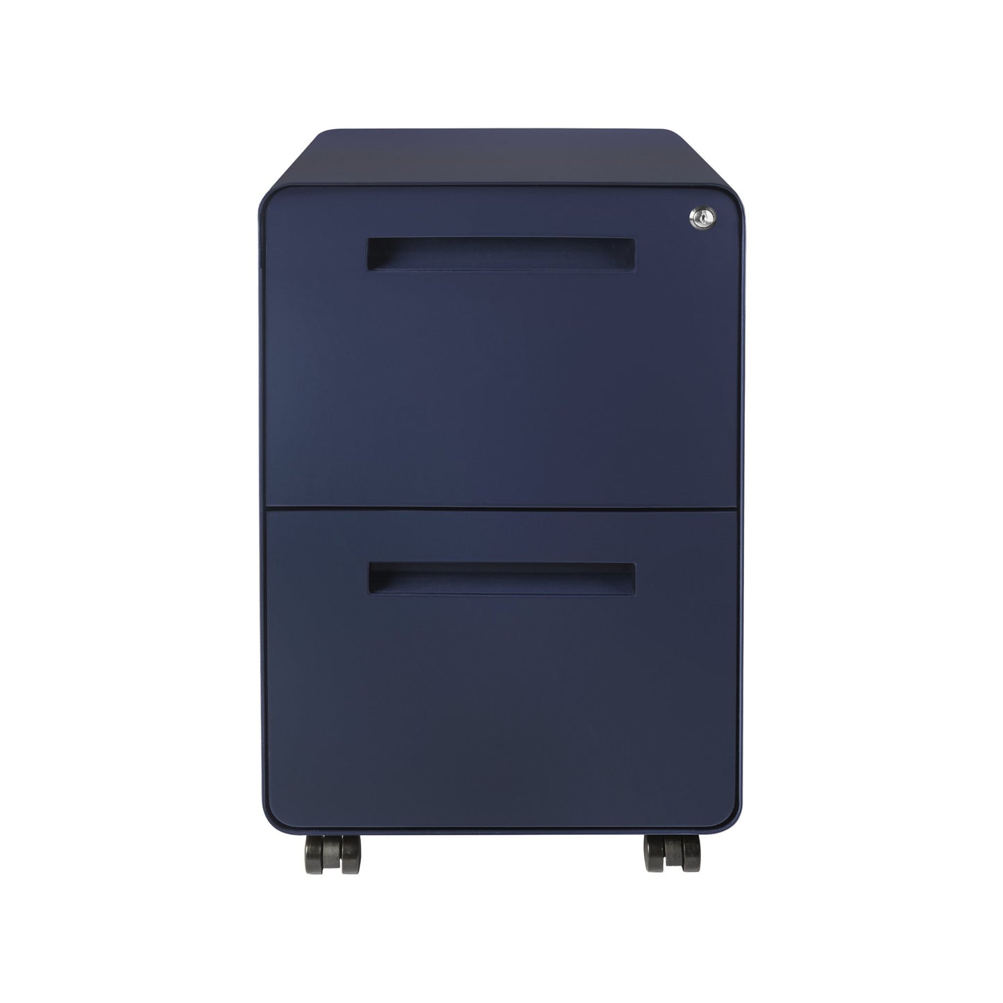 Stockpile Curve 2-Drawer File Cabinet (Navy Blue)