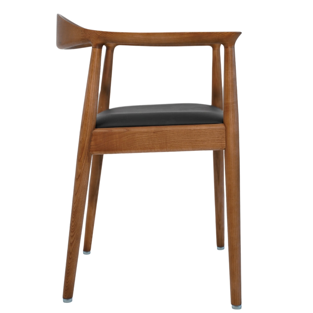 Kennedy Armchair (Walnut/Italian Leather)