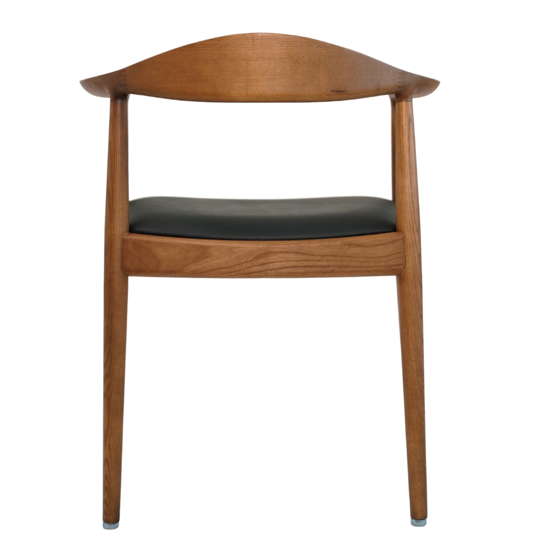 Kennedy Armchair (Walnut/Italian Leather)