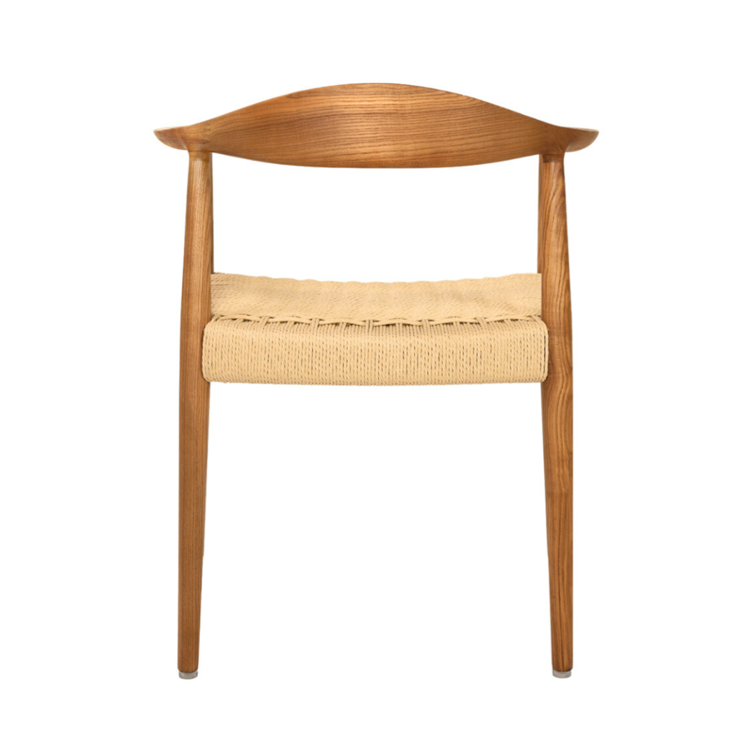 Kennedy Armchair (Walnut/Woven Cord)