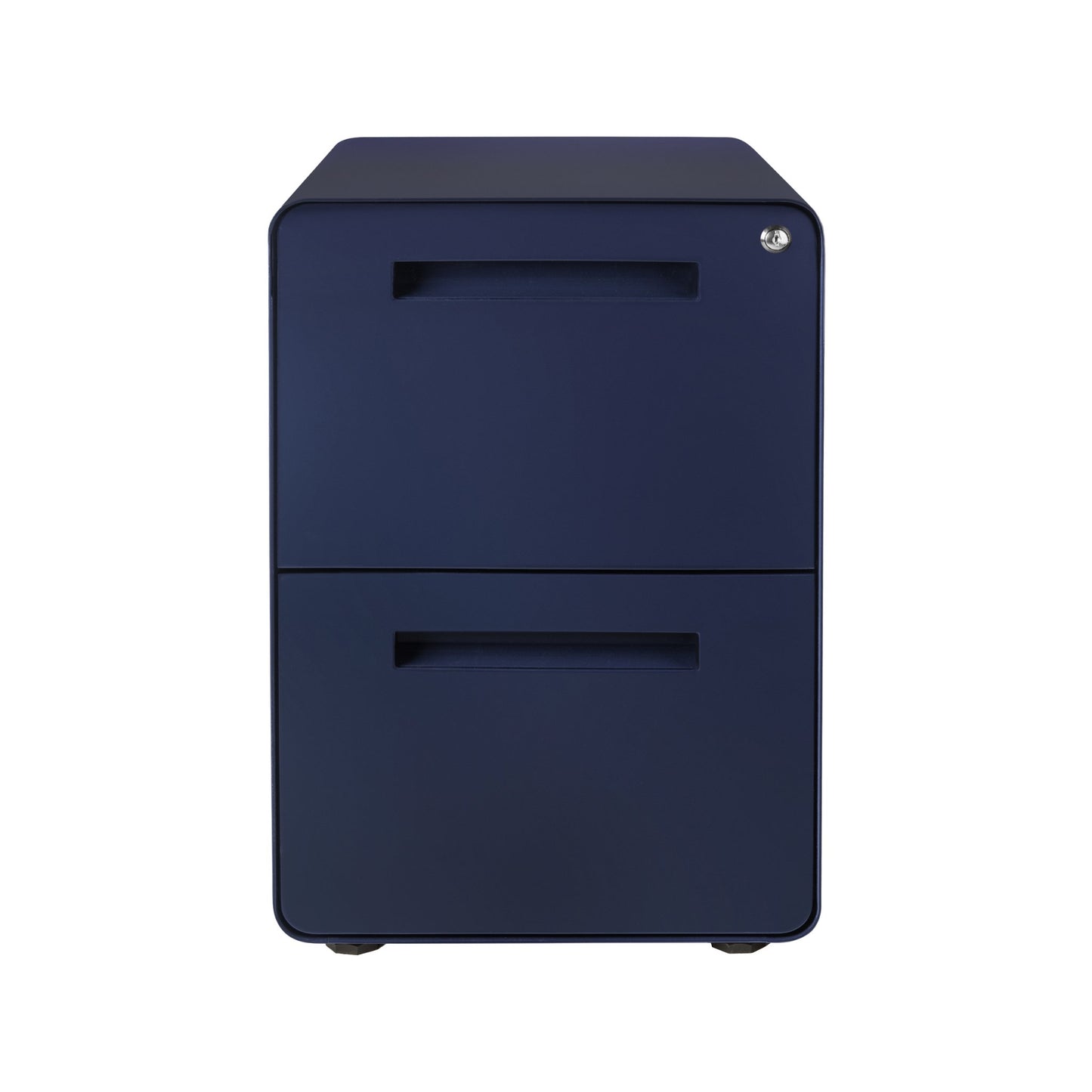Stockpile Curve 2-Drawer File Cabinet (Navy Blue)