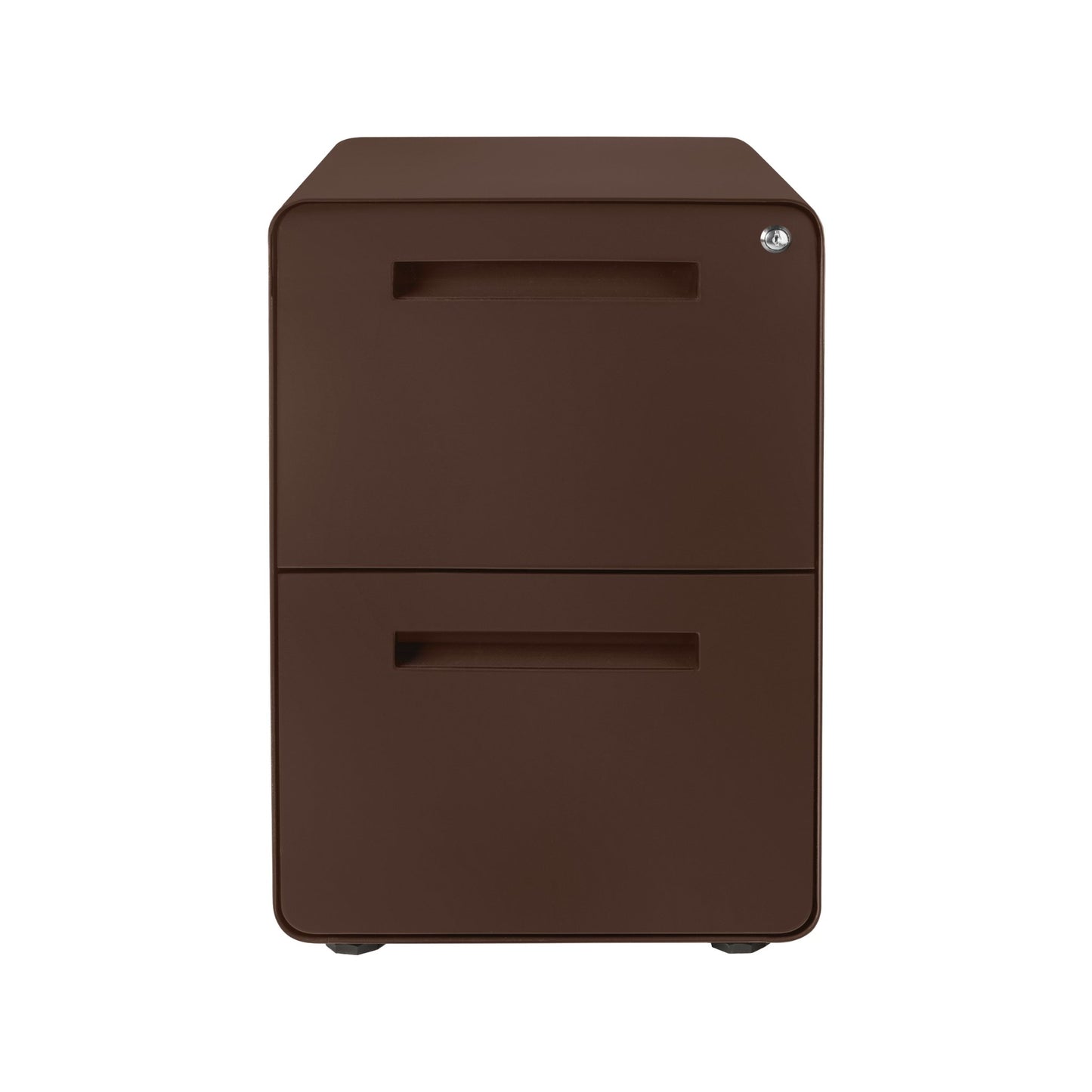 Stockpile Curve 2-Drawer File Cabinet (Dark Brown)