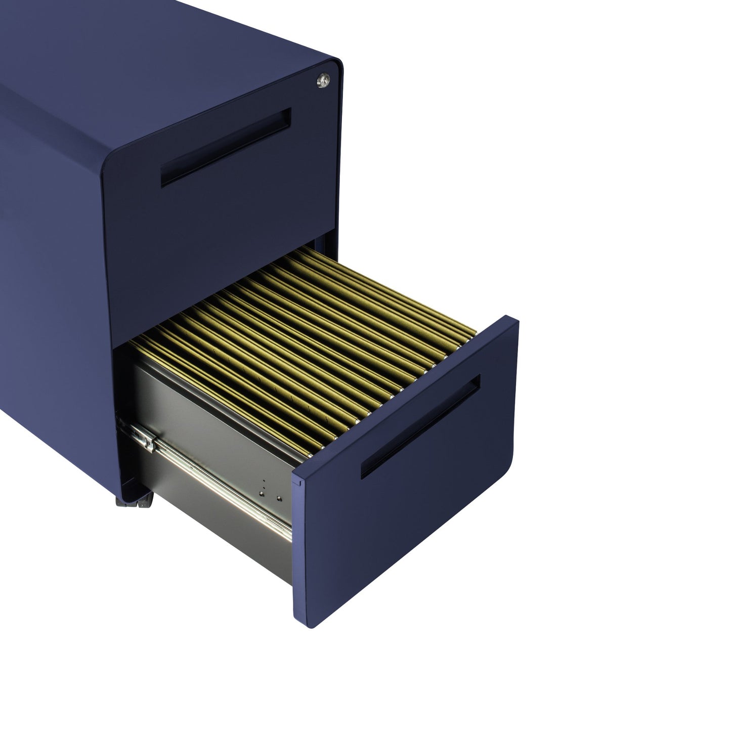 Stockpile Curve 2-Drawer File Cabinet (Navy Blue)