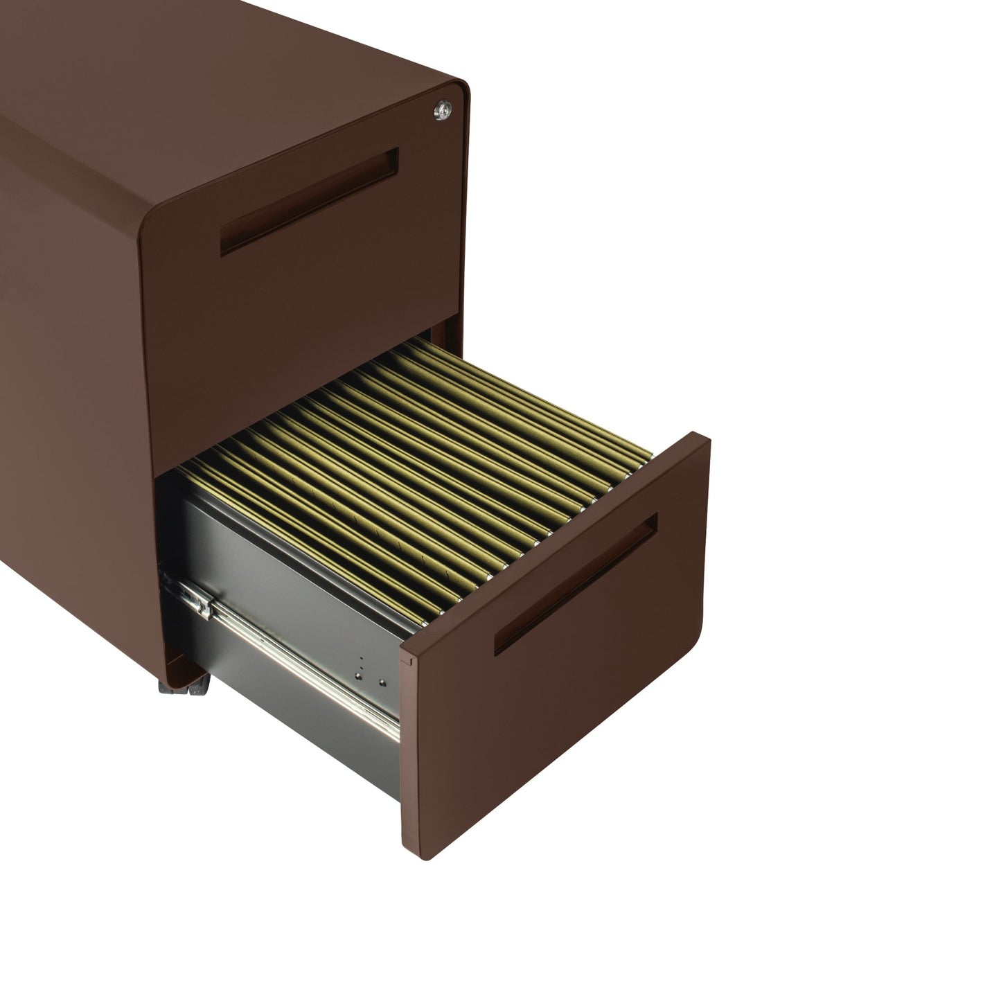 Stockpile Curve 2-Drawer File Cabinet (Dark Brown)