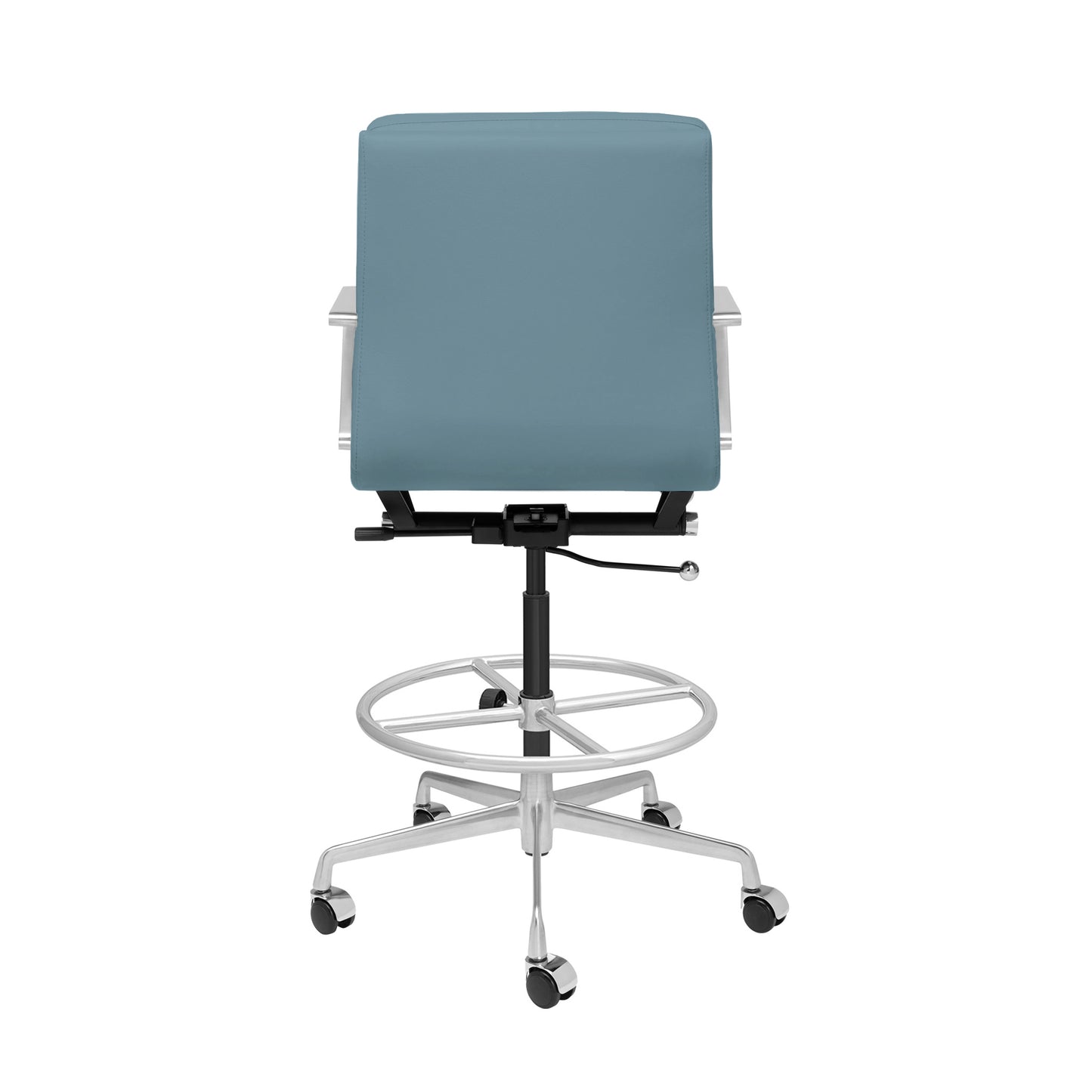 SOHO II Padded Drafting Chair (Coastal Blue)