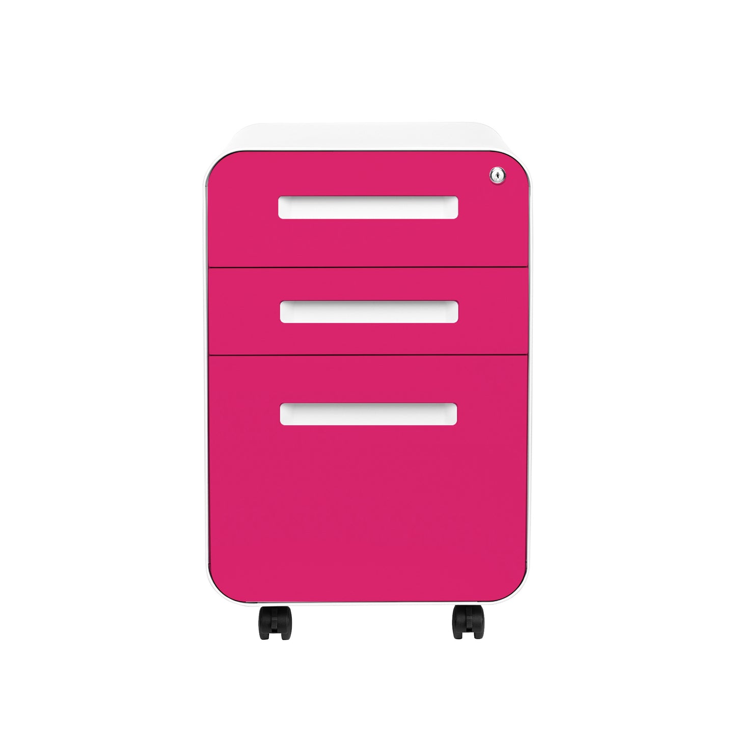 Stockpile Curve File Cabinet (Hot Pink Faceplate)