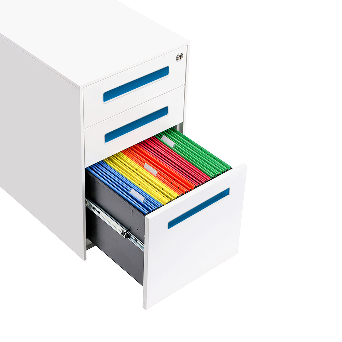 Stockpile Square File Cabinet (Blue)