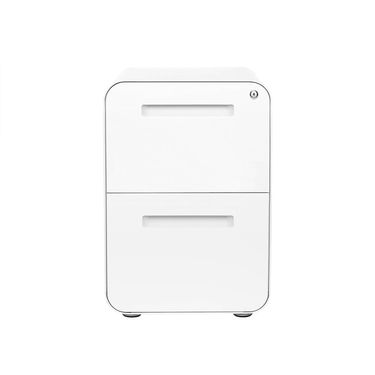 Stockpile Curve 2-Drawer File Cabinet (White)