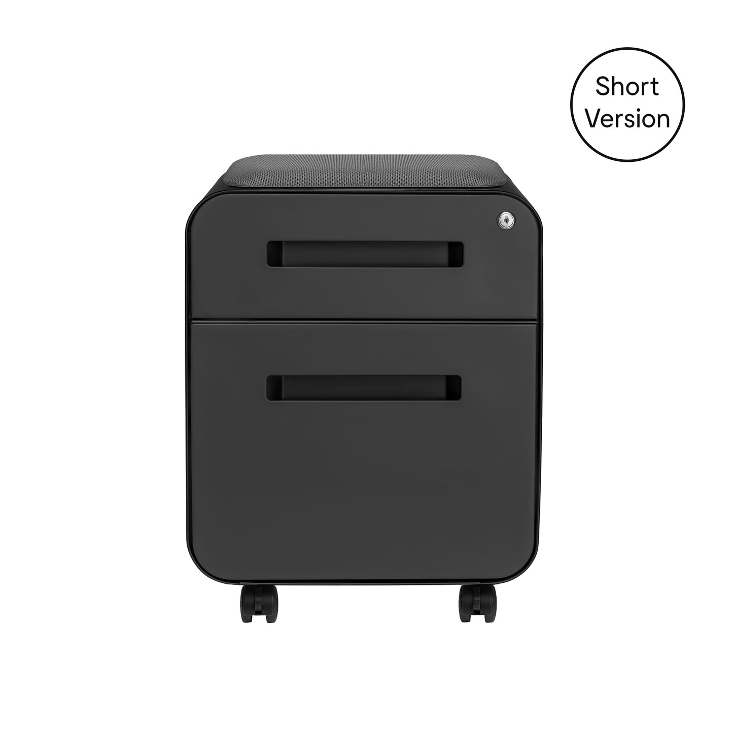 Stockpile Mini 2-Drawer File Cabinet (Black)