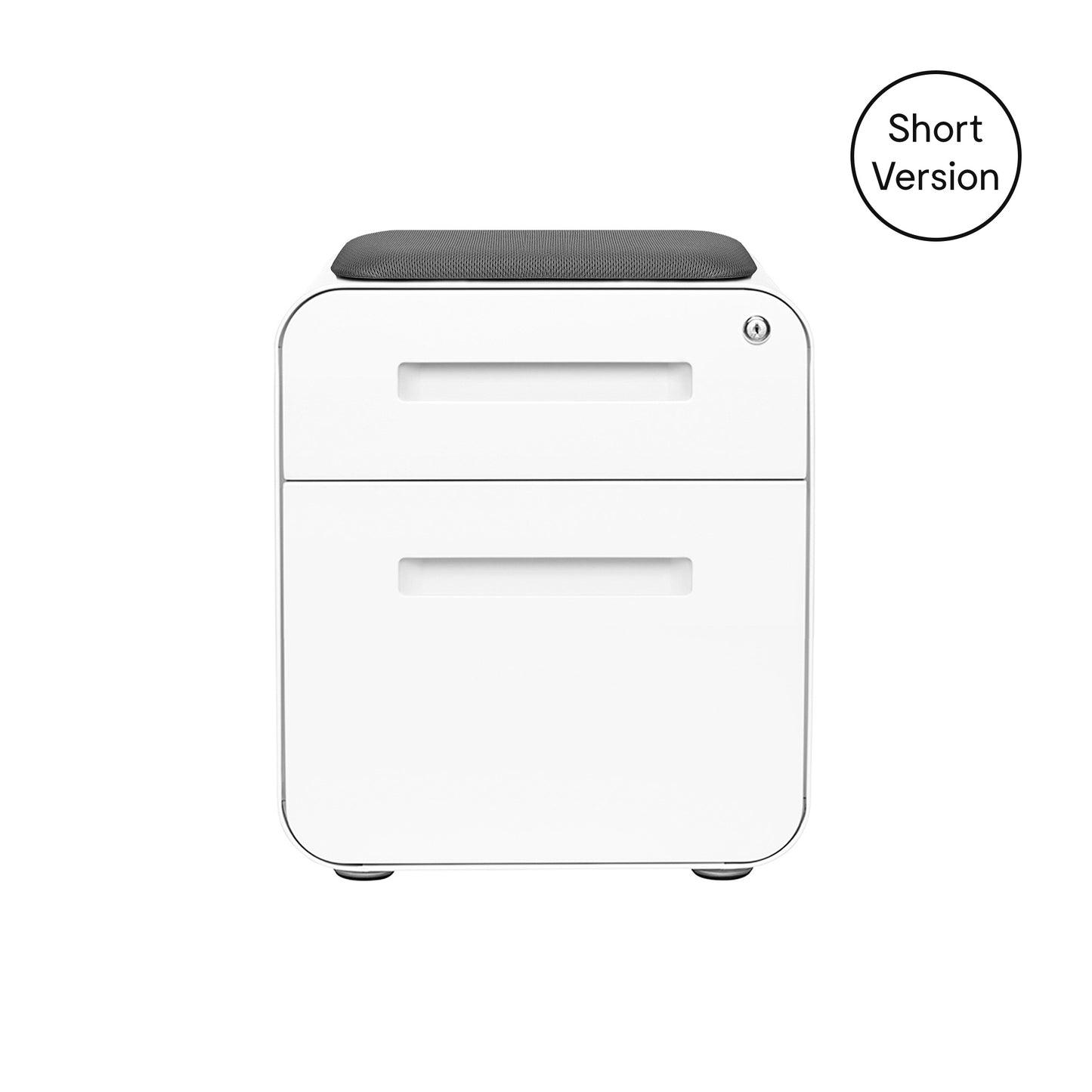 Stockpile Mini 2-Drawer File Cabinet (White)