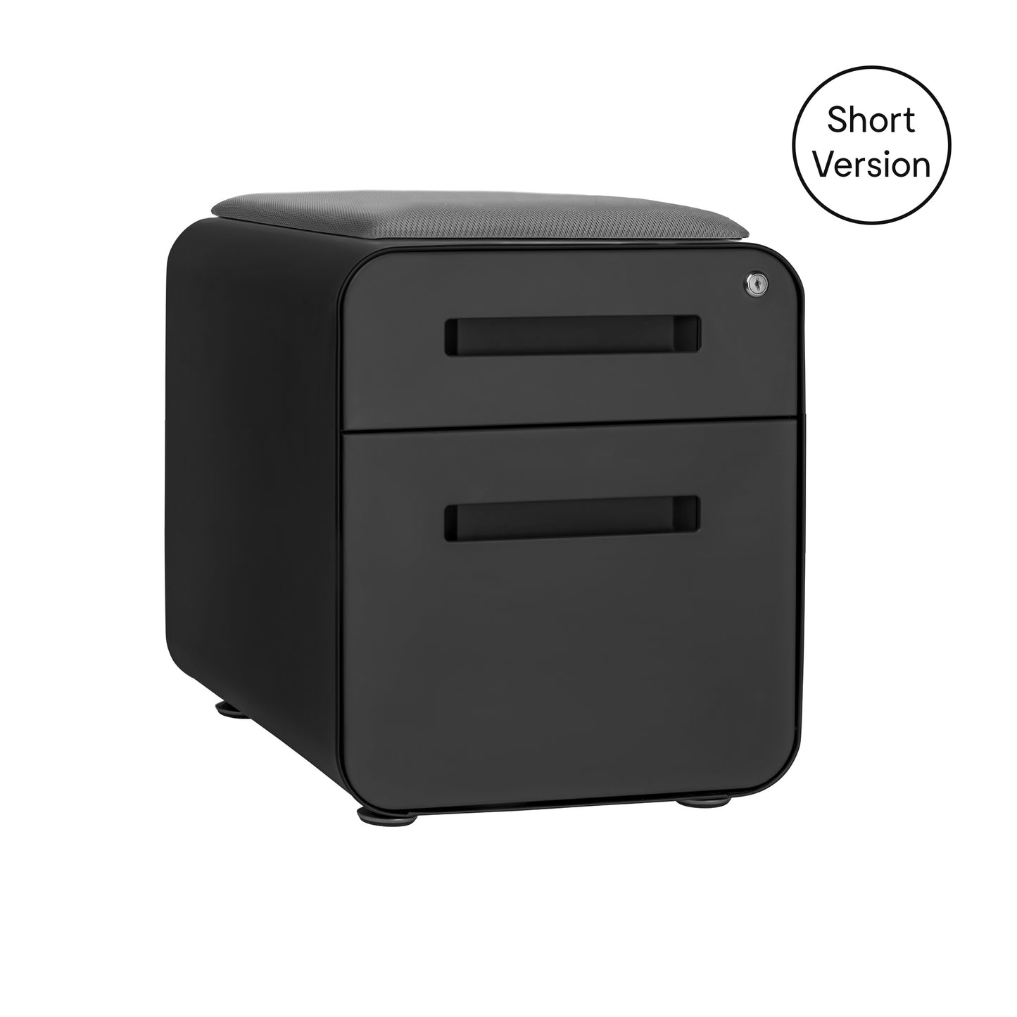 Stockpile Mini 2-Drawer File Cabinet (Black)