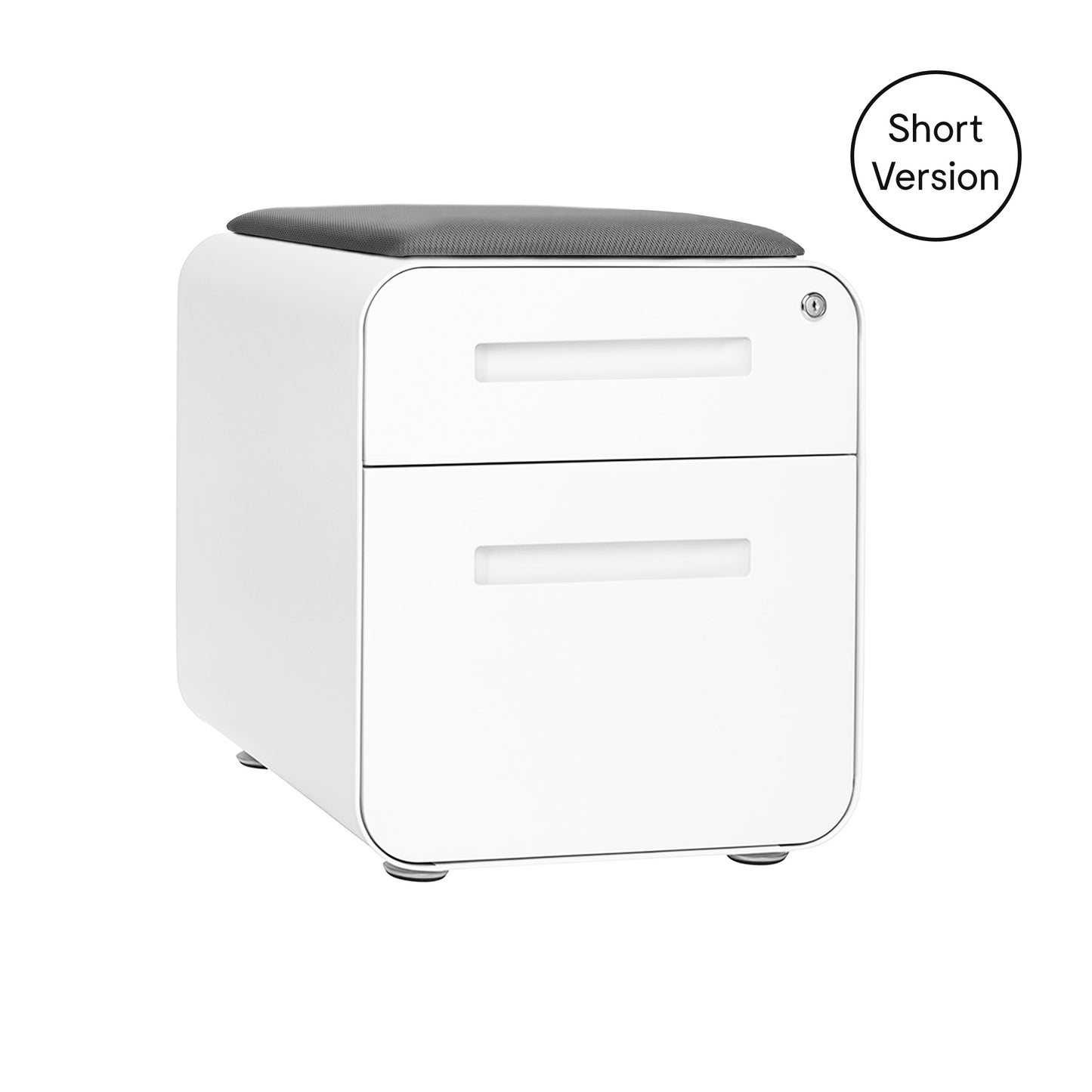 Stockpile Mini 2-Drawer File Cabinet (White)