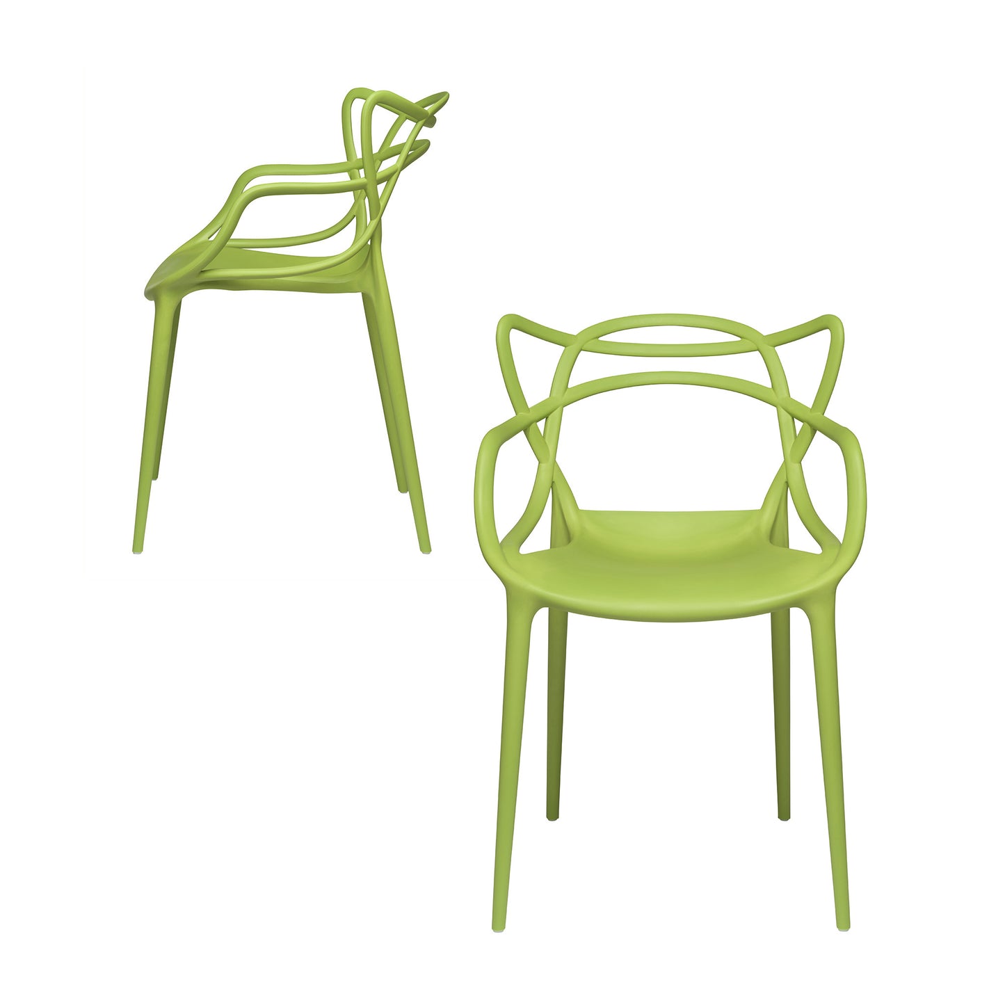 Set of 2 - Masters Entangled Chair (Green)