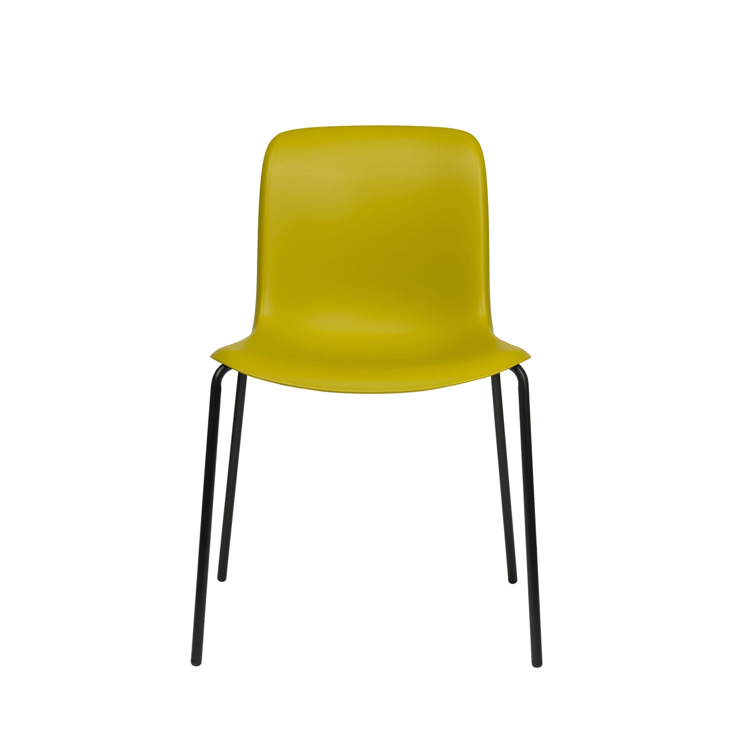 Murray Side Chairs, 4-Leg Base, Set of 2 (Yellow)