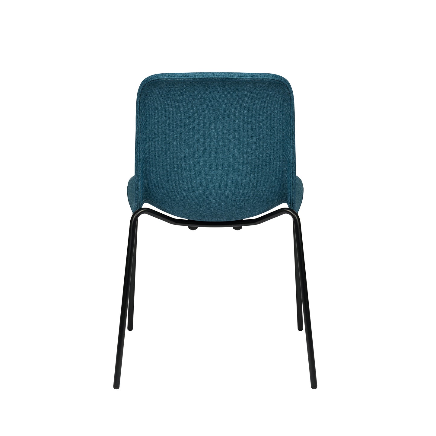 Murray Side Chairs, 4-Leg Base, Set of 2 (Slate Blue Fabric)