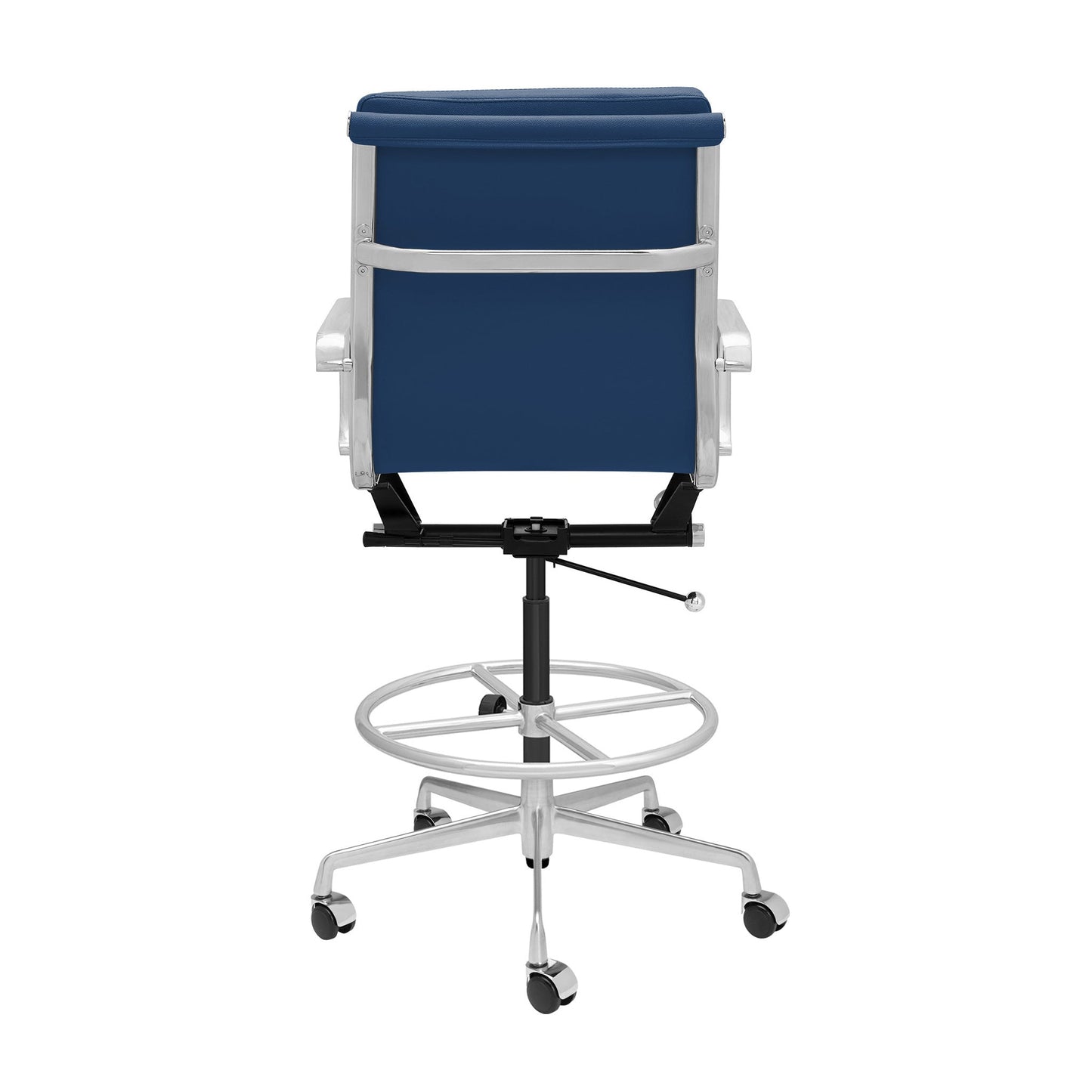 Classic SOHO Soft Padded Drafting Chair (Blue)