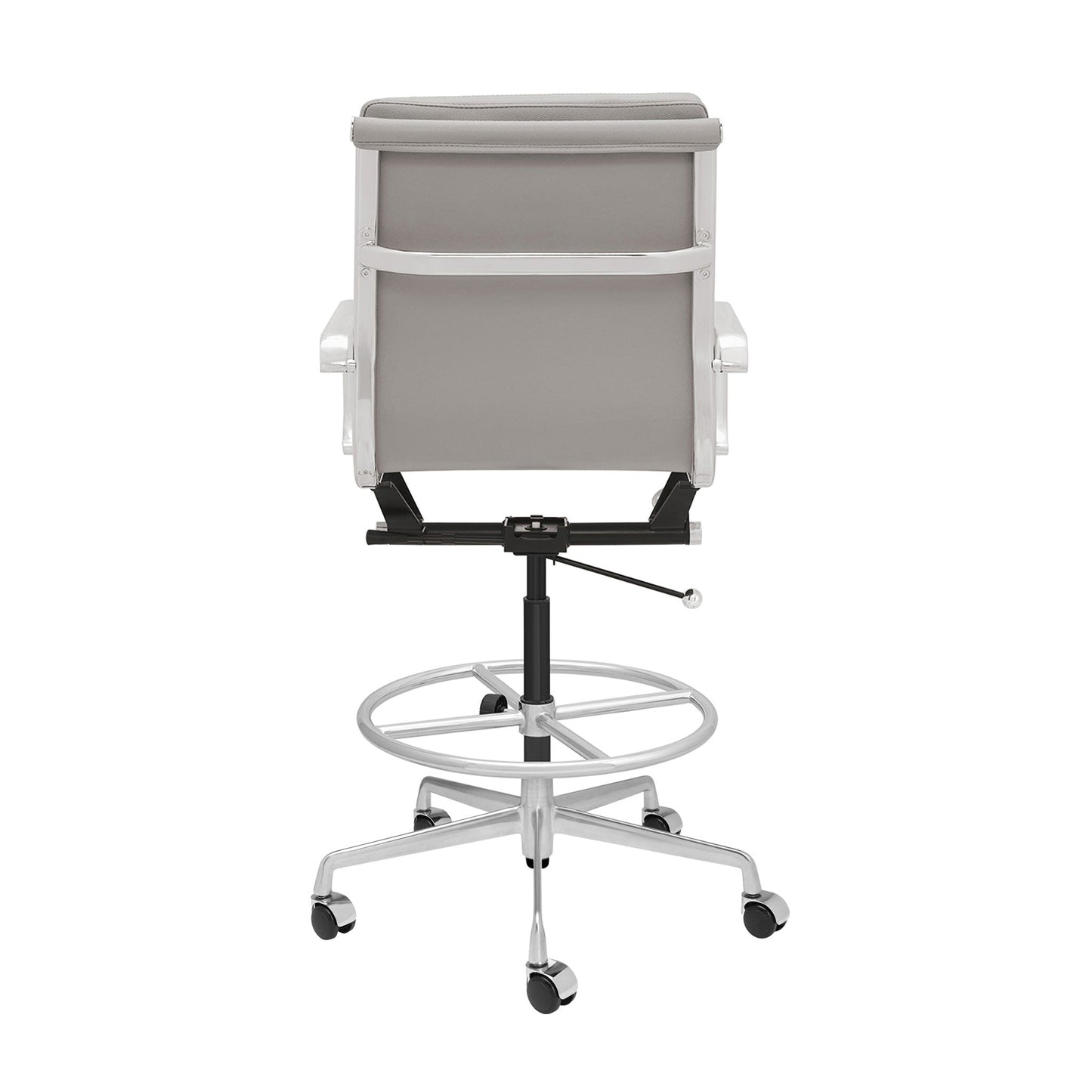 Classic SOHO Soft Padded Drafting Chair (Grey)