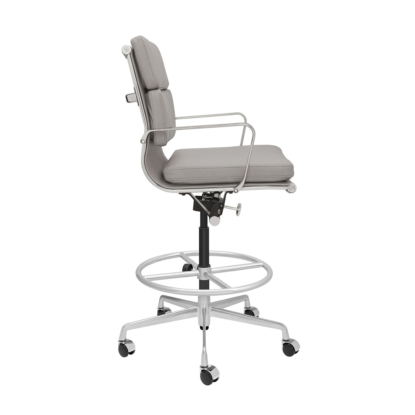 Classic SOHO Soft Padded Drafting Chair (Grey)