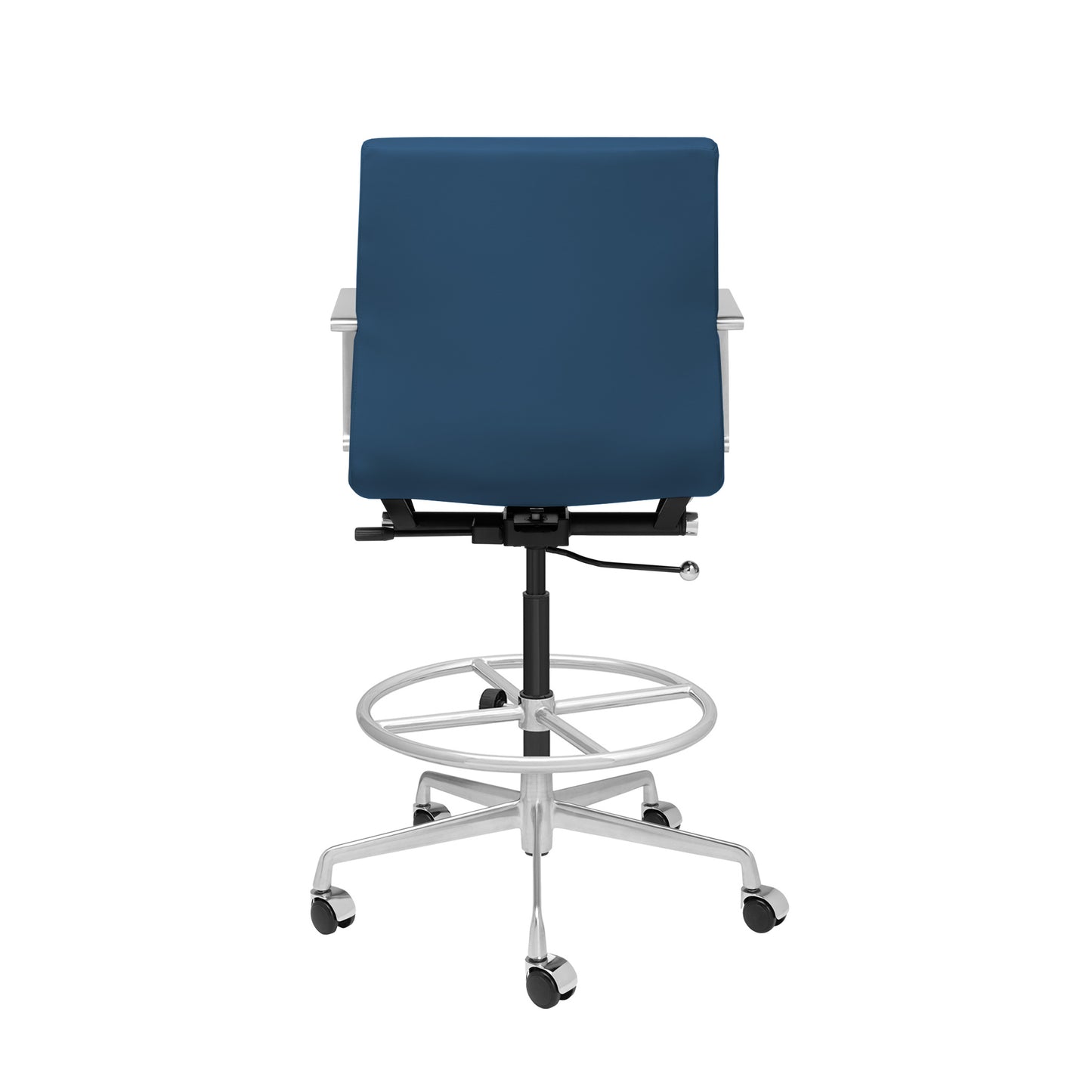 SOHO II Ribbed Drafting Chair (Blue)