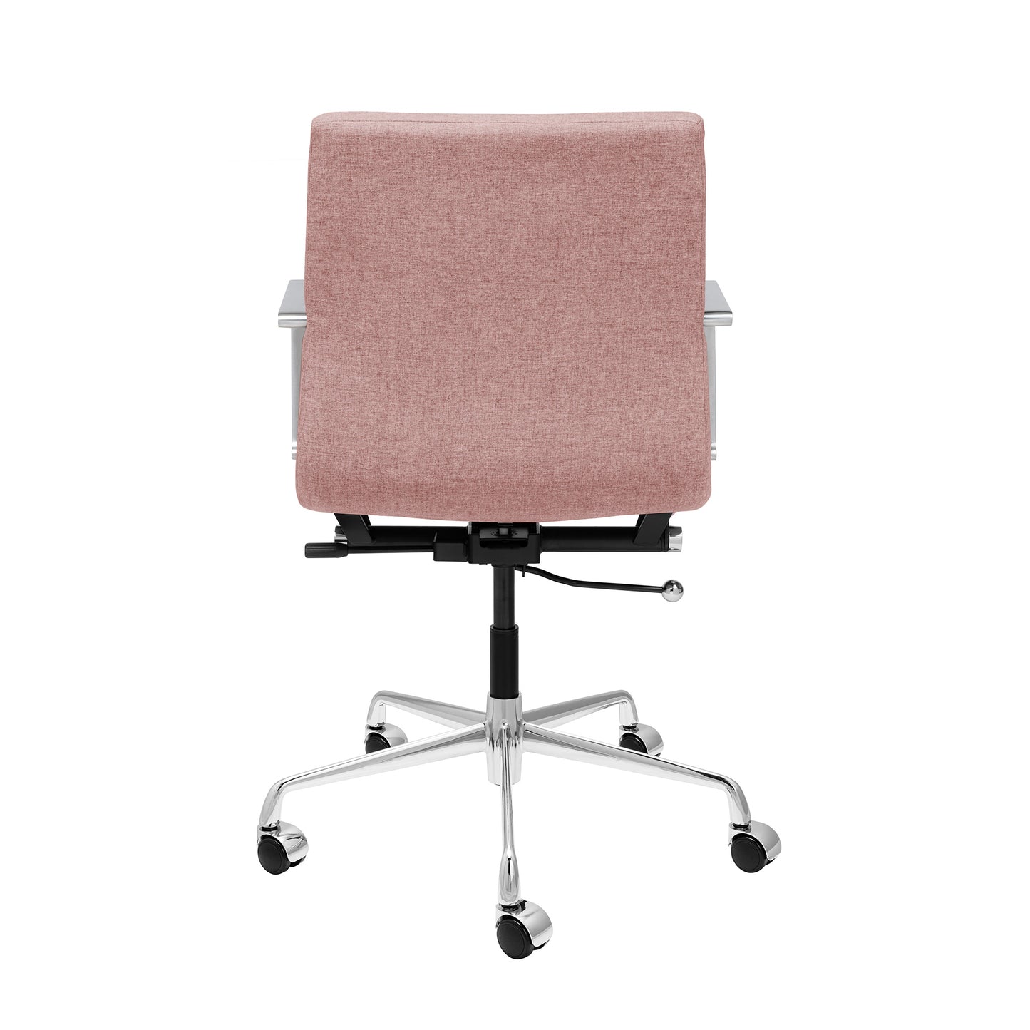 SOHO II Ribbed Management Chair (Coral Pink Fabric)