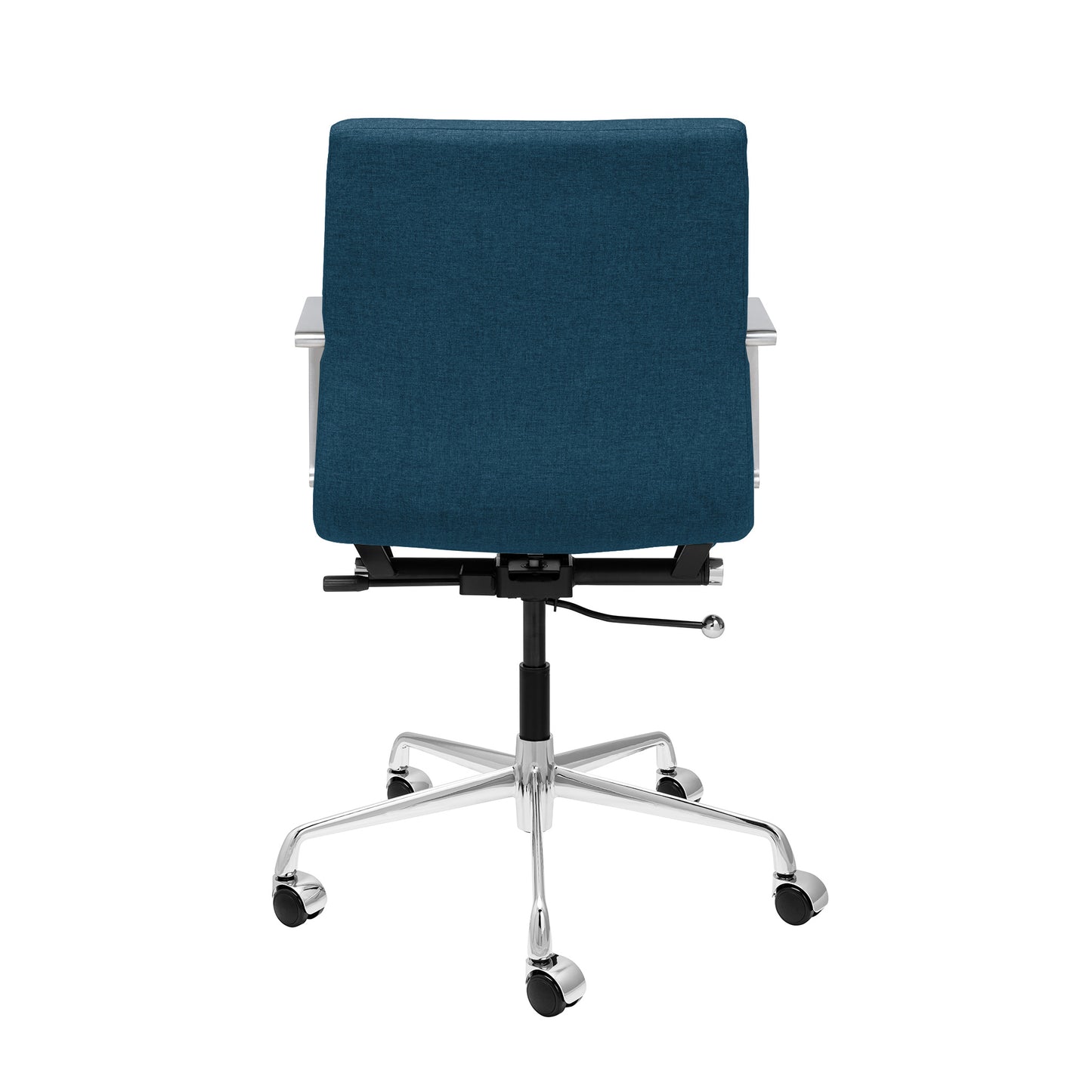 SOHO II Ribbed Management Chair (Dark Blue Fabric)