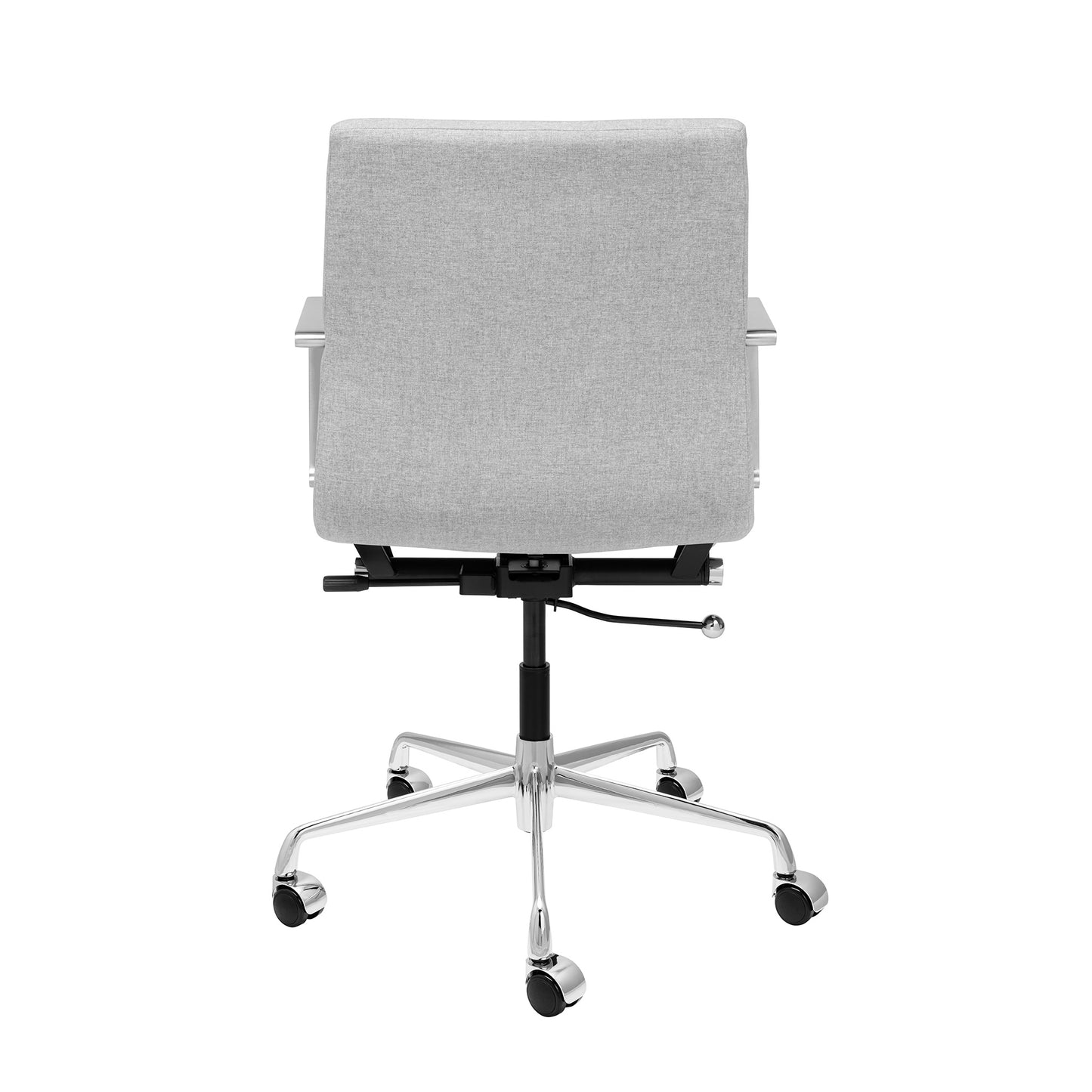 SOHO II Ribbed Management Chair (Grey Fabric)