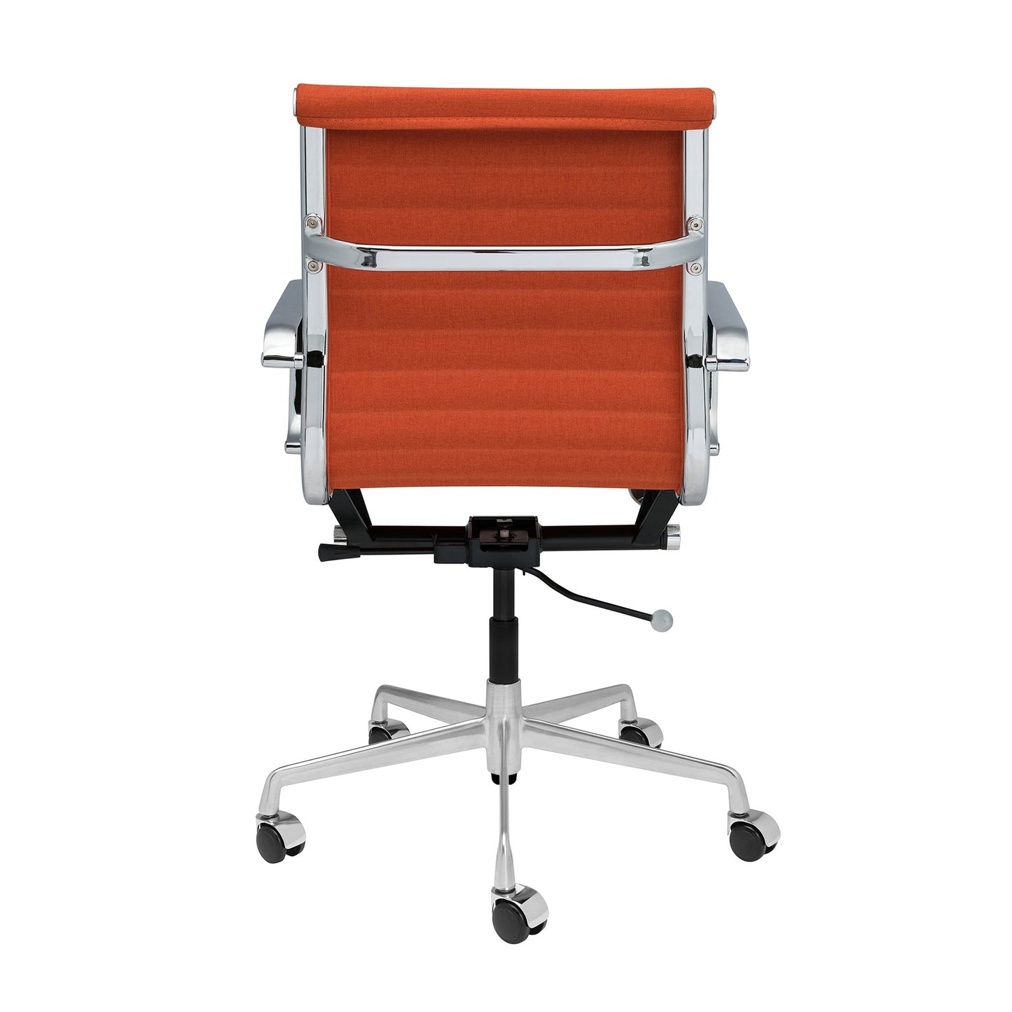 Classic SOHO Ribbed Management Chair (Orange Fabric)