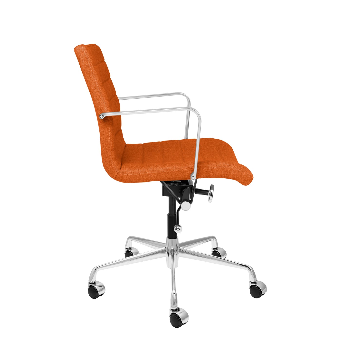 SOHO II Ribbed Management Chair (Orange Fabric)