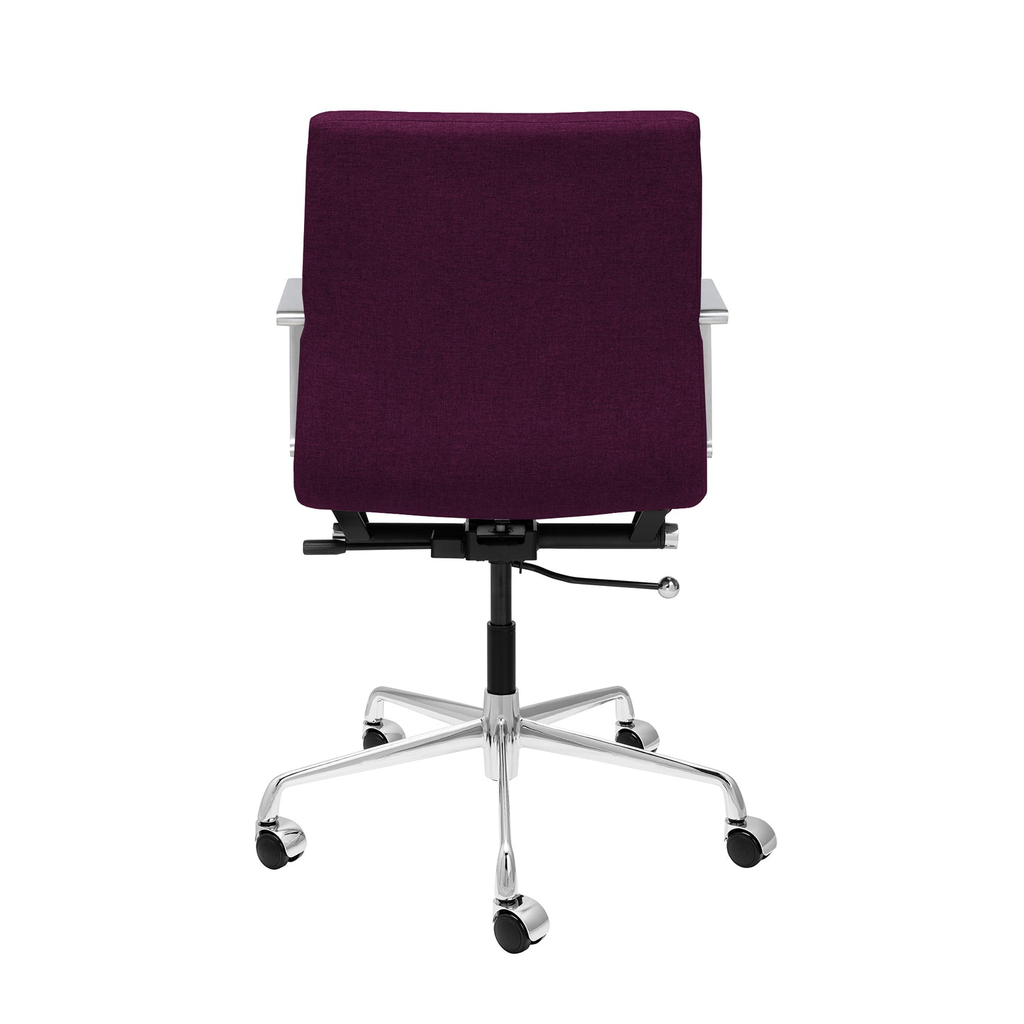 SOHO II Ribbed Management Chair (Purple Fabric)