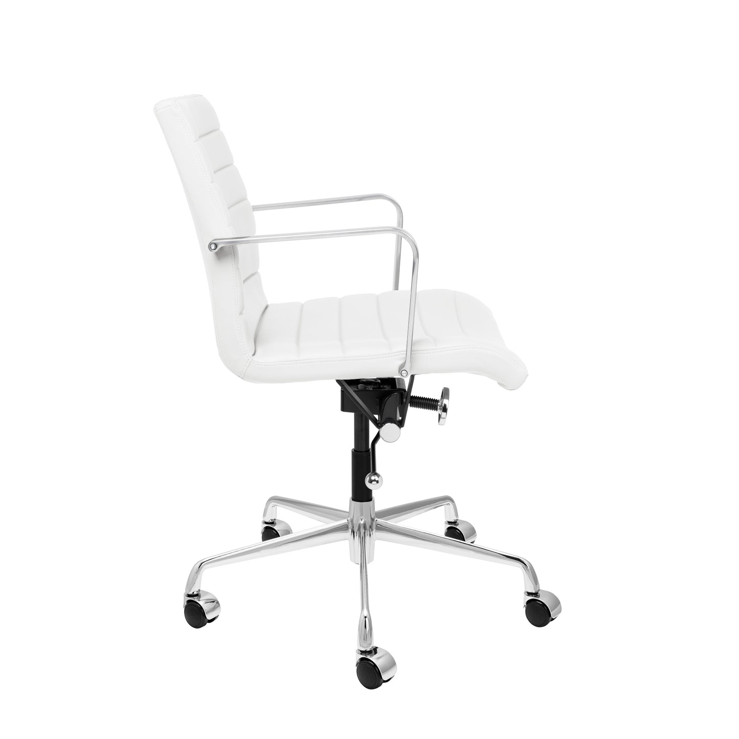 SOHO II Ribbed Management Chair (White)