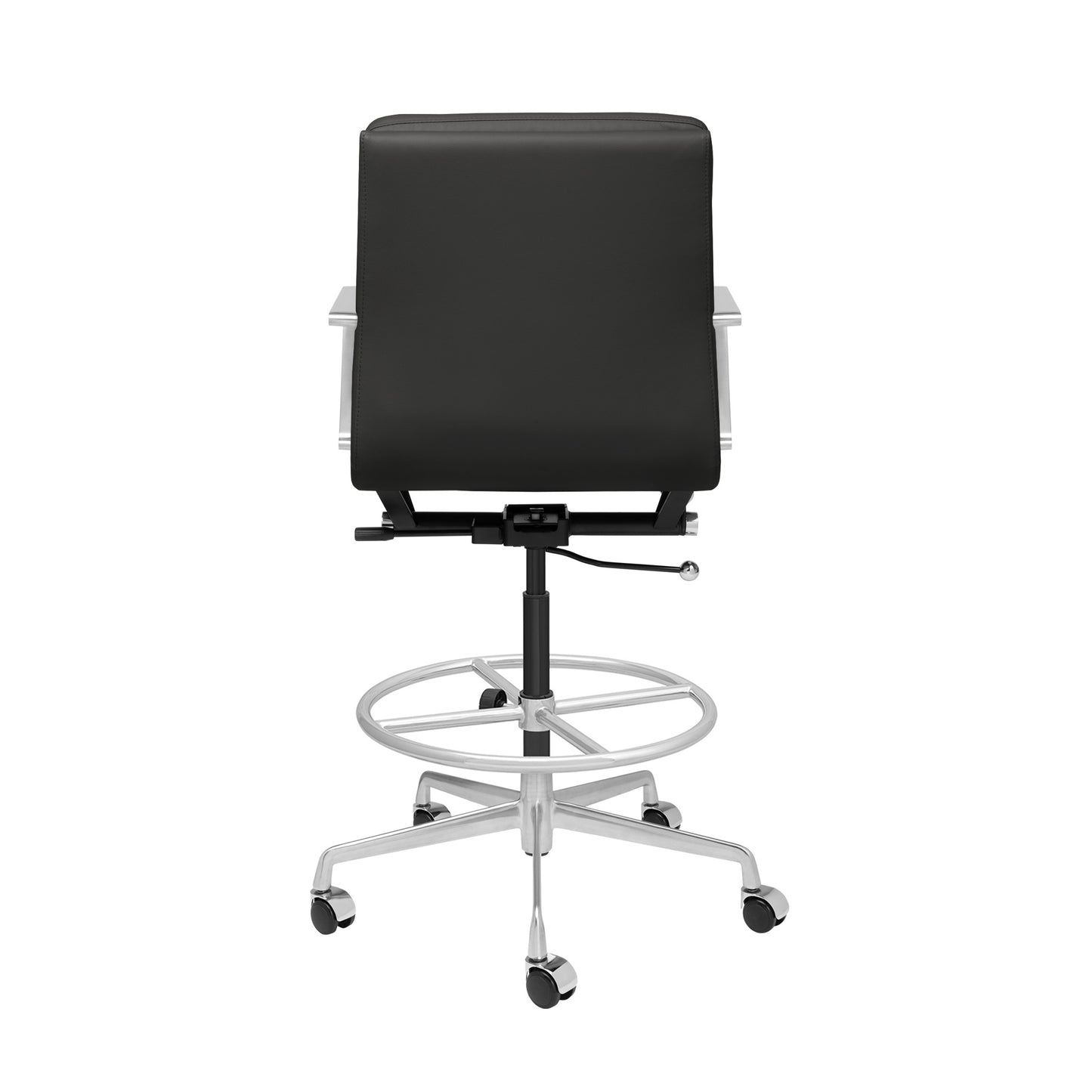 SHIPS MAY 17TH - SOHO II Padded Drafting Chair (Black)