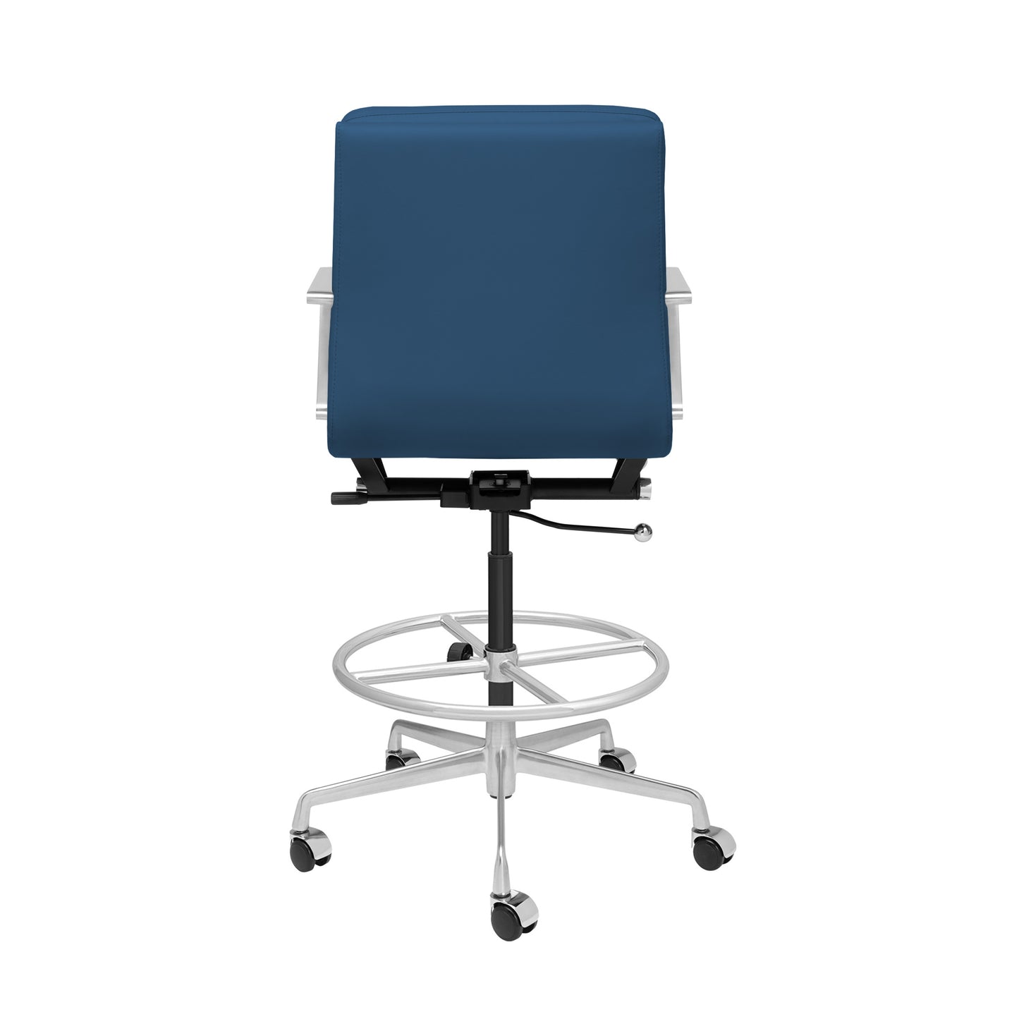 SHIPS MAY 17TH - SOHO II Padded Drafting Chair (Blue)