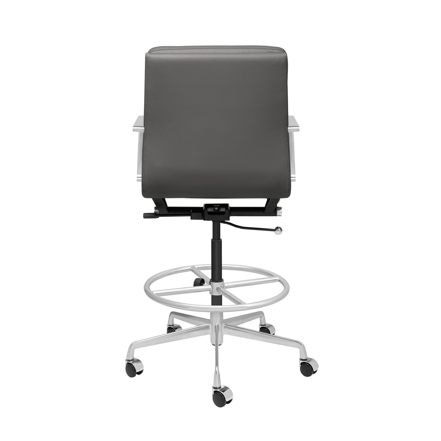 SHIPS MAY 17TH - SOHO II Padded Drafting Chair (Dark Grey)