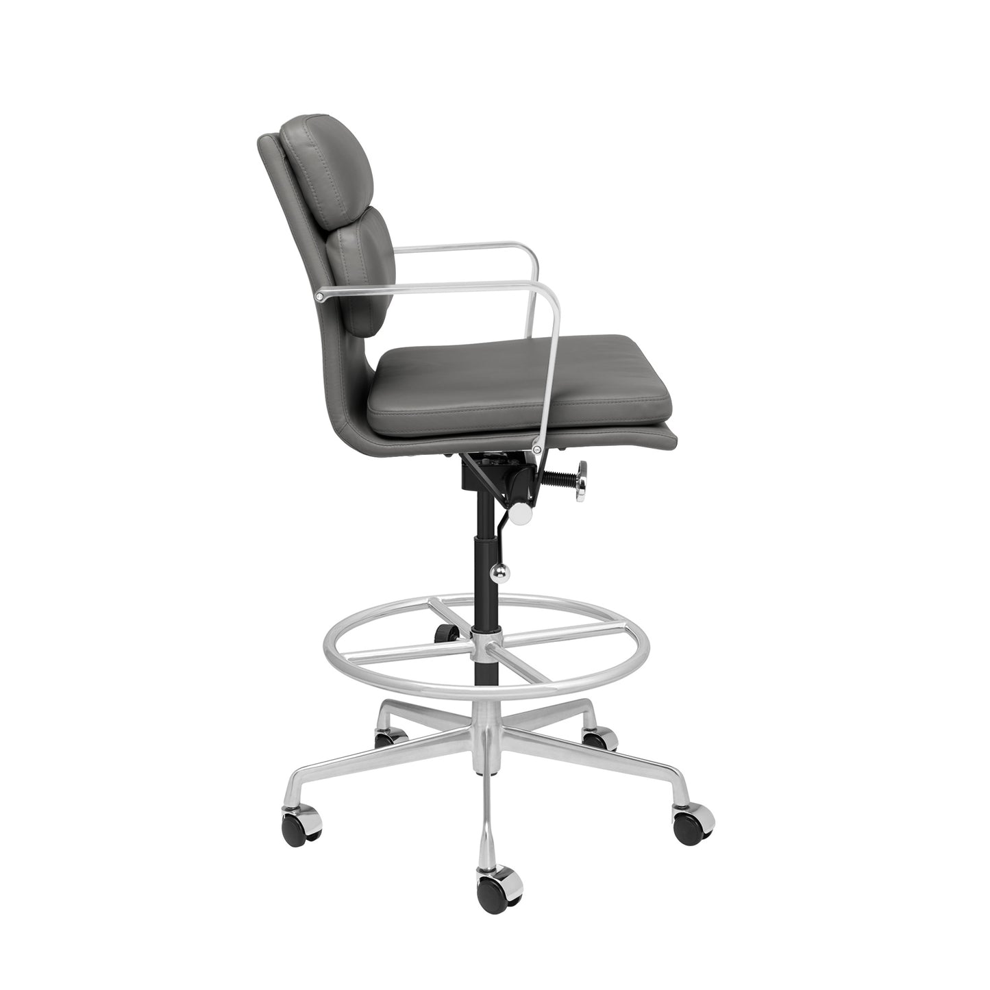 SOHO II Padded Drafting Chair (Dark Grey)