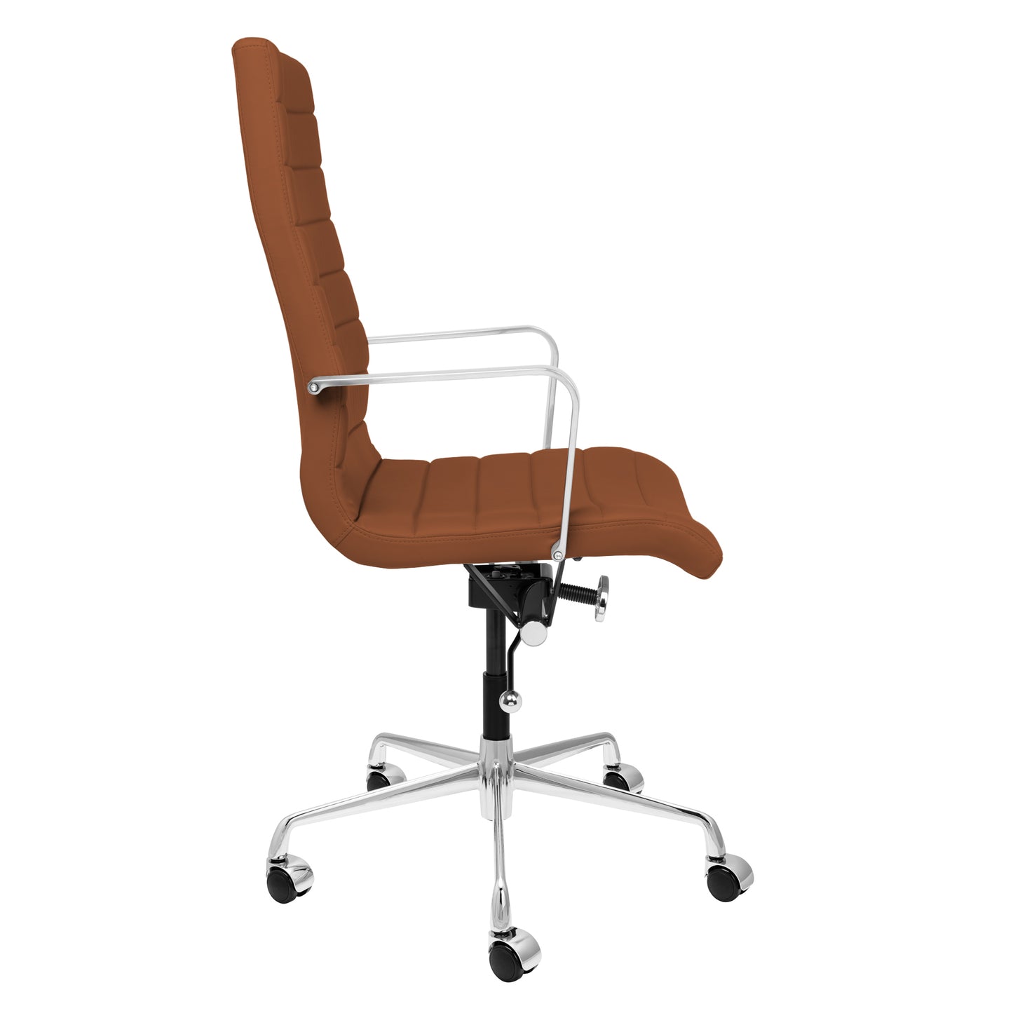 SOHO II Tall Back Ribbed Management Chair (Brown)