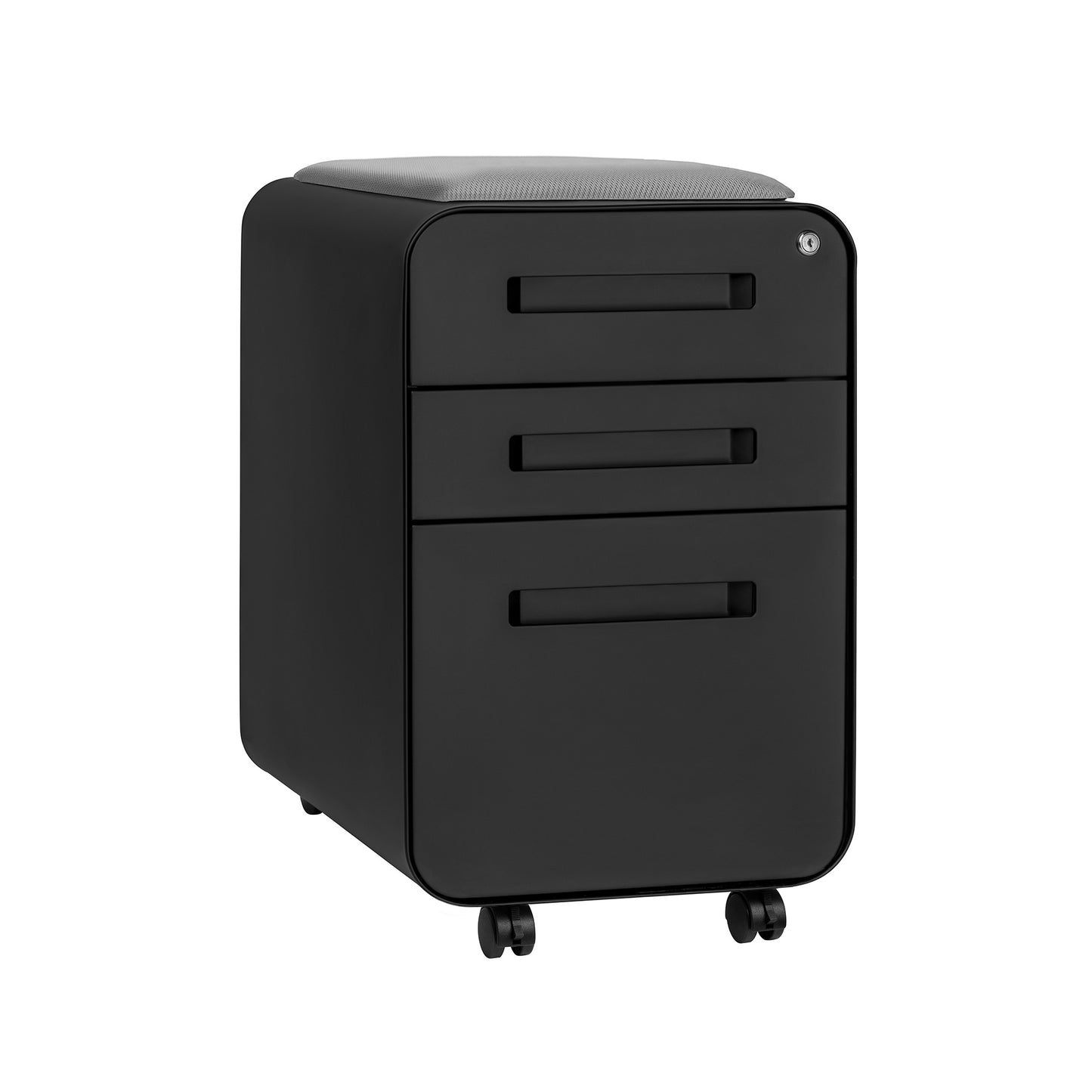 Stockpile Curve Seat File Cabinet (Black)