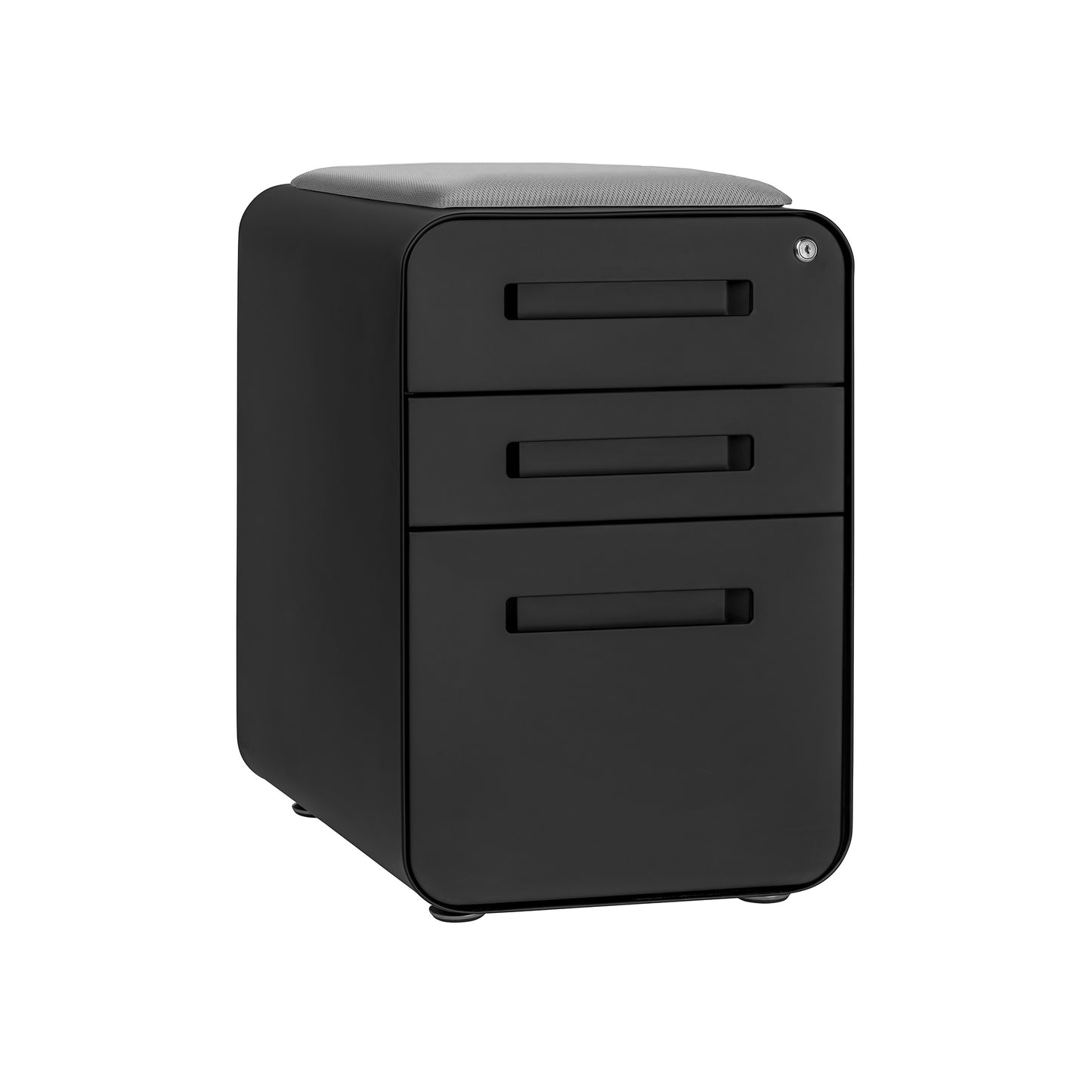 Stockpile Curve Seat File Cabinet (Black)