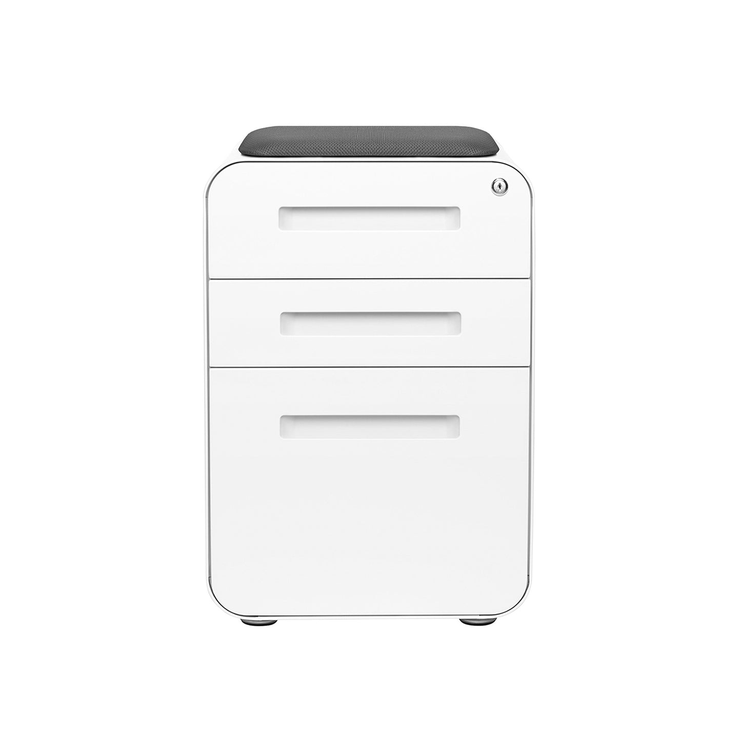 Stockpile Curve Seat File Cabinet (White)