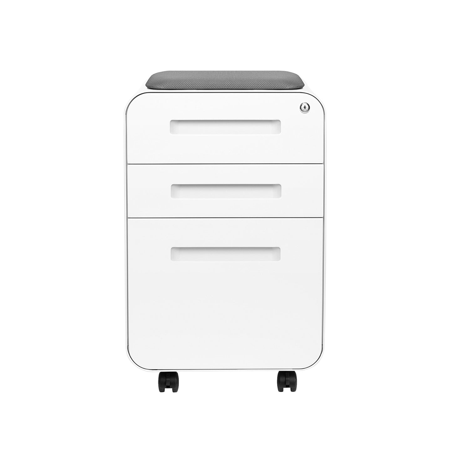 Stockpile Curve Seat File Cabinet (White)