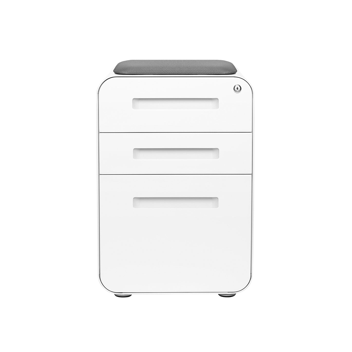 Stockpile Curve Seat File Cabinet (White)
