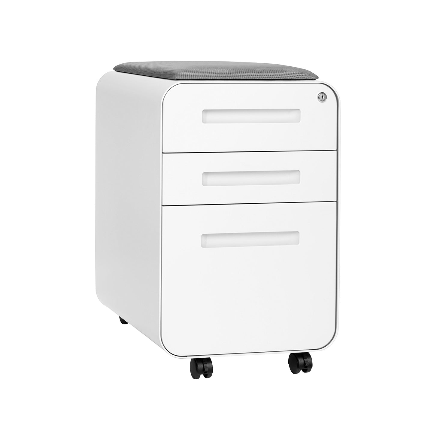 Stockpile Curve Seat File Cabinet (White)