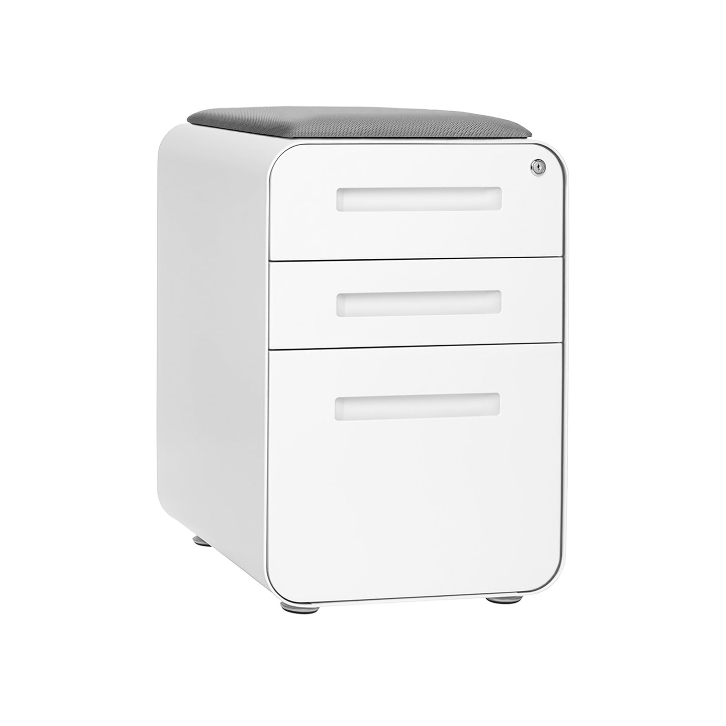 Stockpile Curve Seat File Cabinet (White)