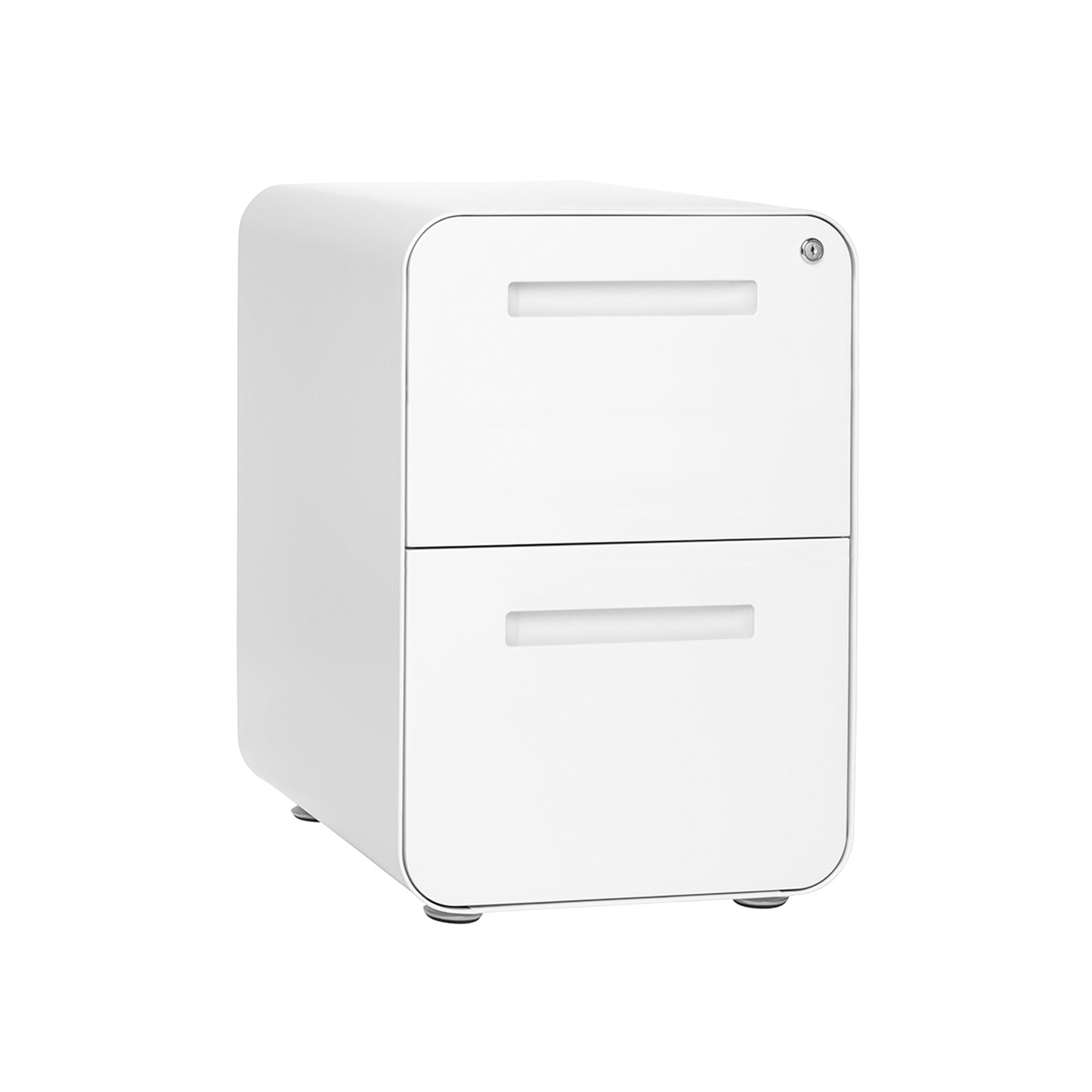 Stockpile Curve 2-Drawer File Cabinet (White)