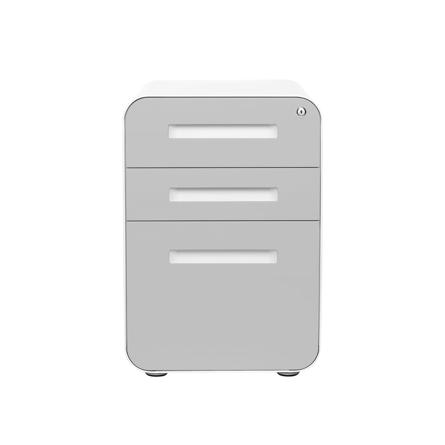 Stockpile Curve File Cabinet (Light Grey Faceplate)