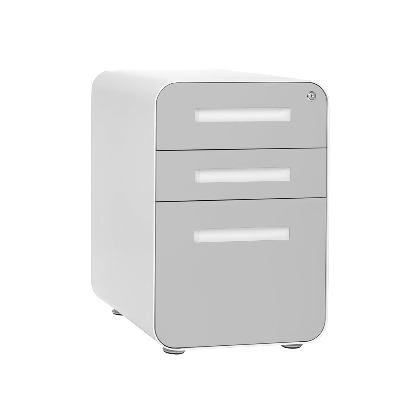 Stockpile Curve File Cabinet (Light Grey Faceplate)