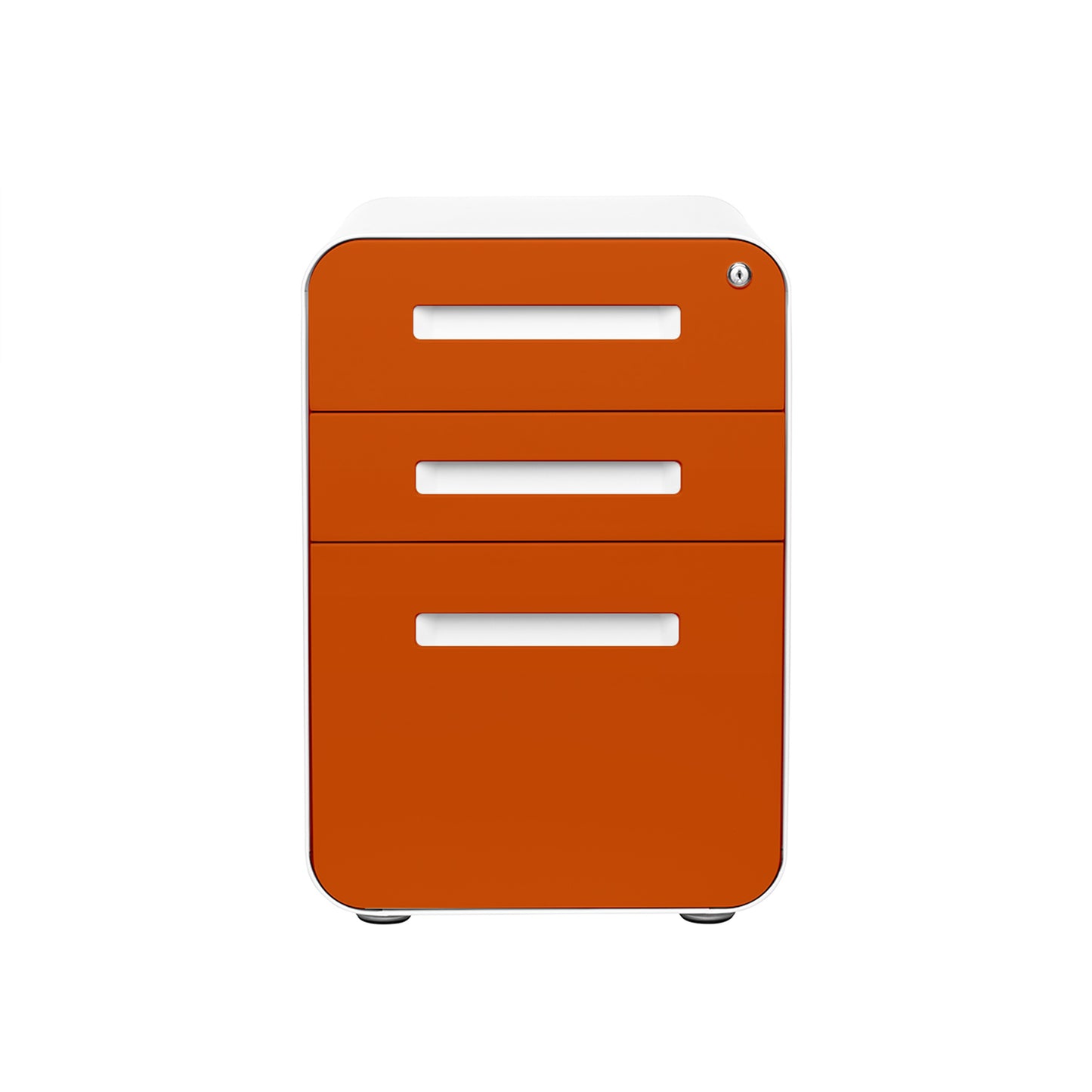 SHIPS MAY 20TH - Stockpile Curve 3-Drawer File Cabinet (Orange Face)